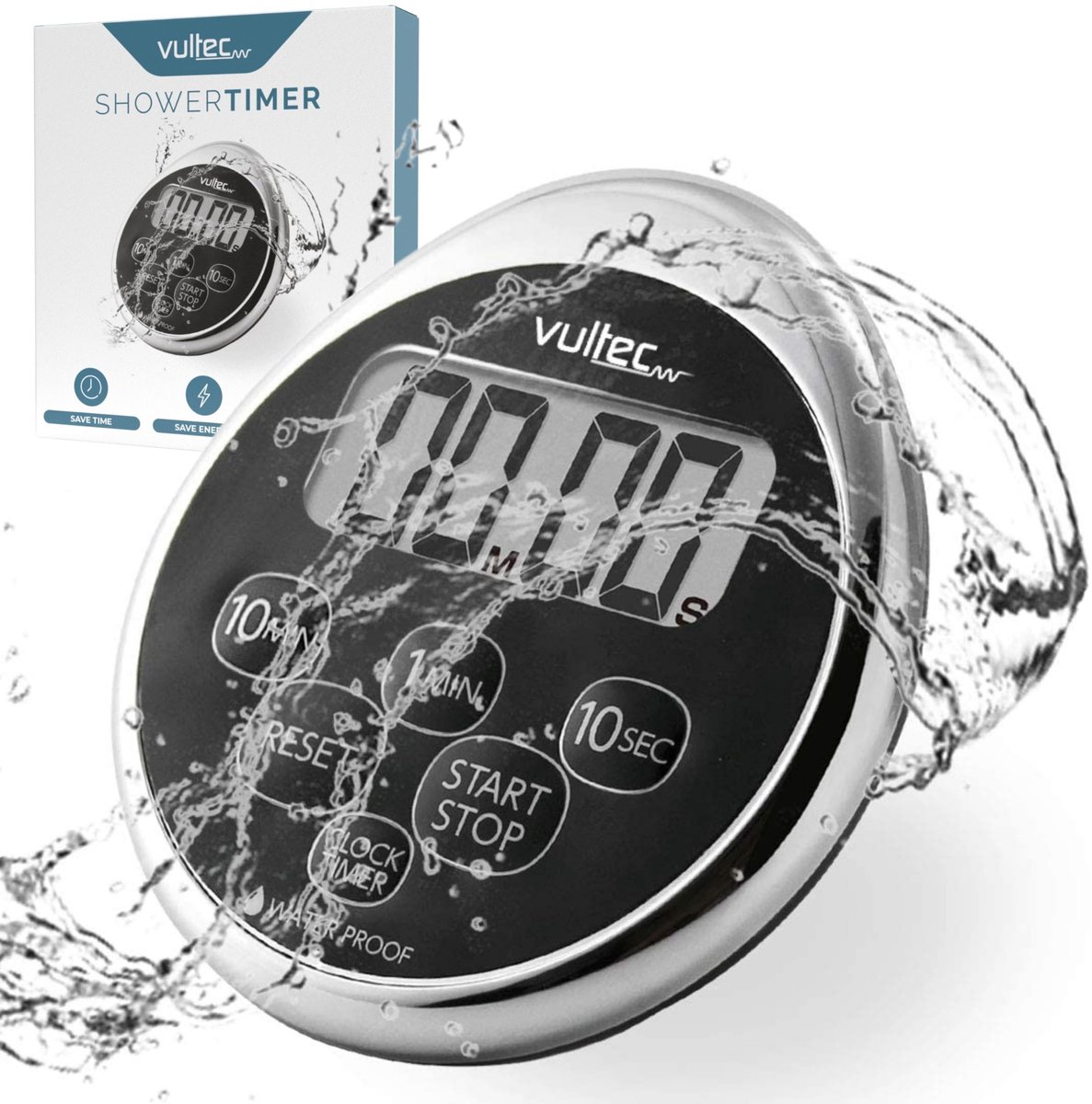 Omgoods - Digitale Douchetimer - Waterbesparende Timer voor de Douche