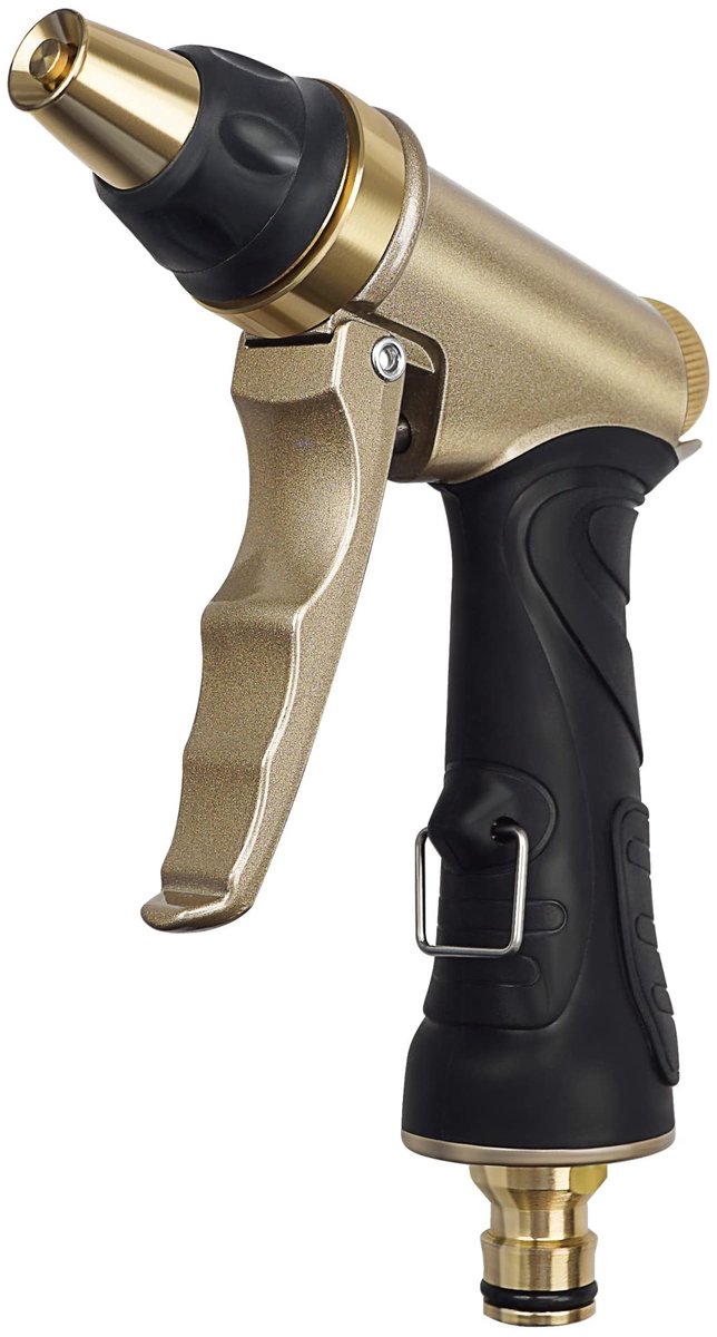 Omgoods - Tuinslang Spray Gun met 4 Wateringspatronen en Messing Nozzle