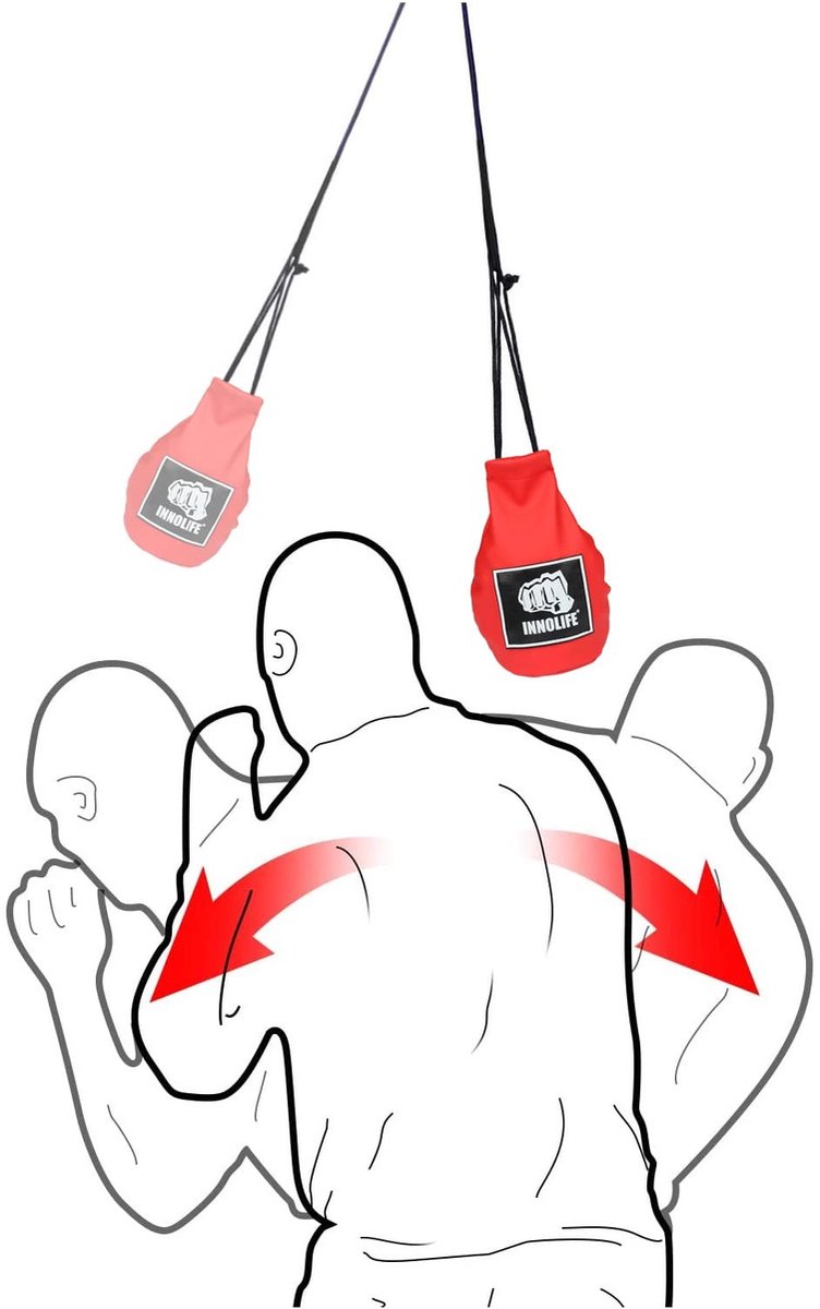 Omgoods - Speed Bag voor Training - Hoogwaardige Rode Pendulum Bal