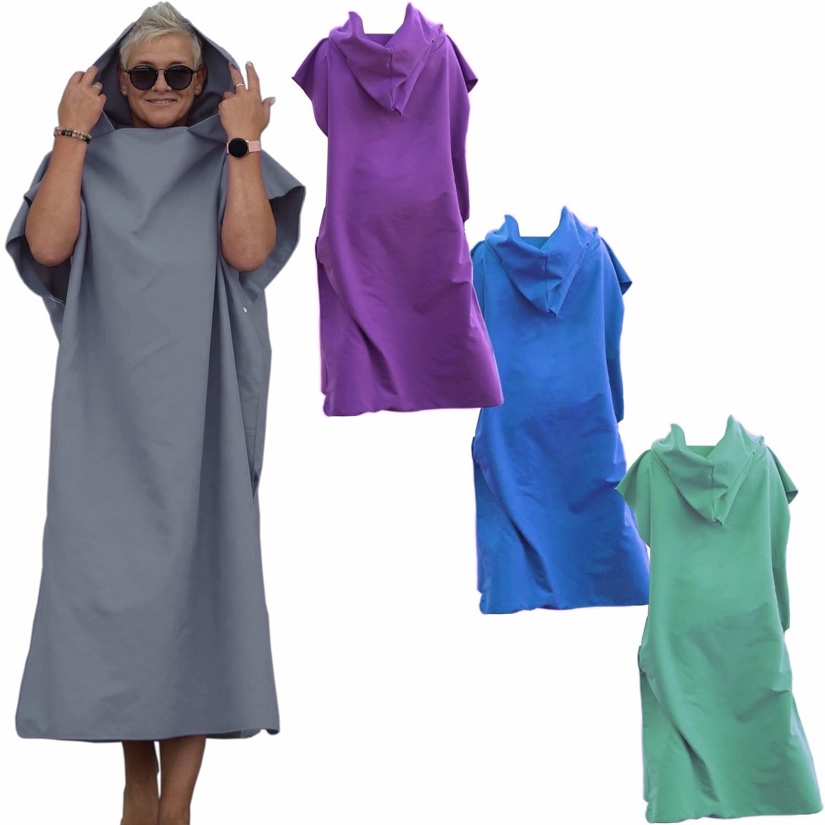 Omgoods - Microfiber Surf Poncho voor Mannen en Vrouwen
