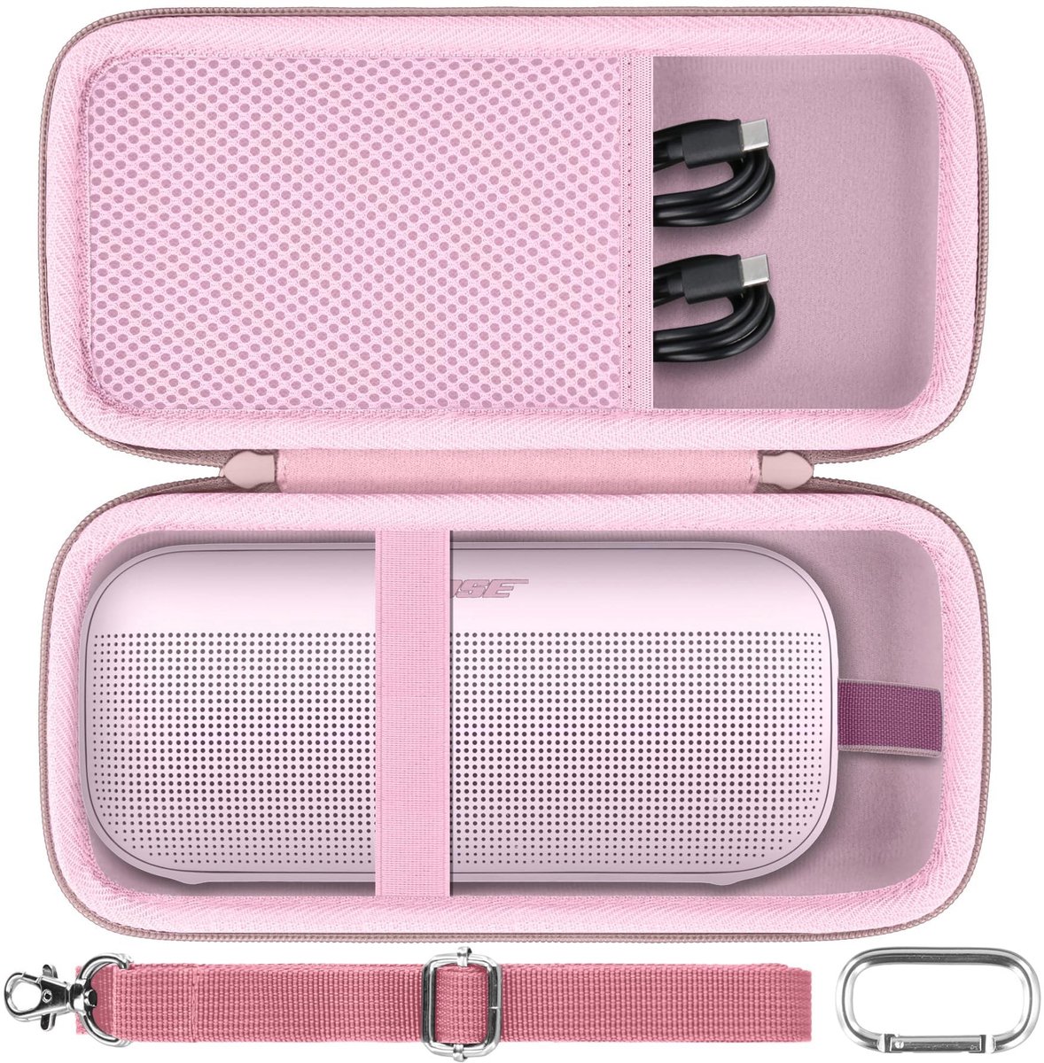Omgoods - Hard Case voor Bose SoundLink Flex - Draagtas voor Bluetooth Speaker