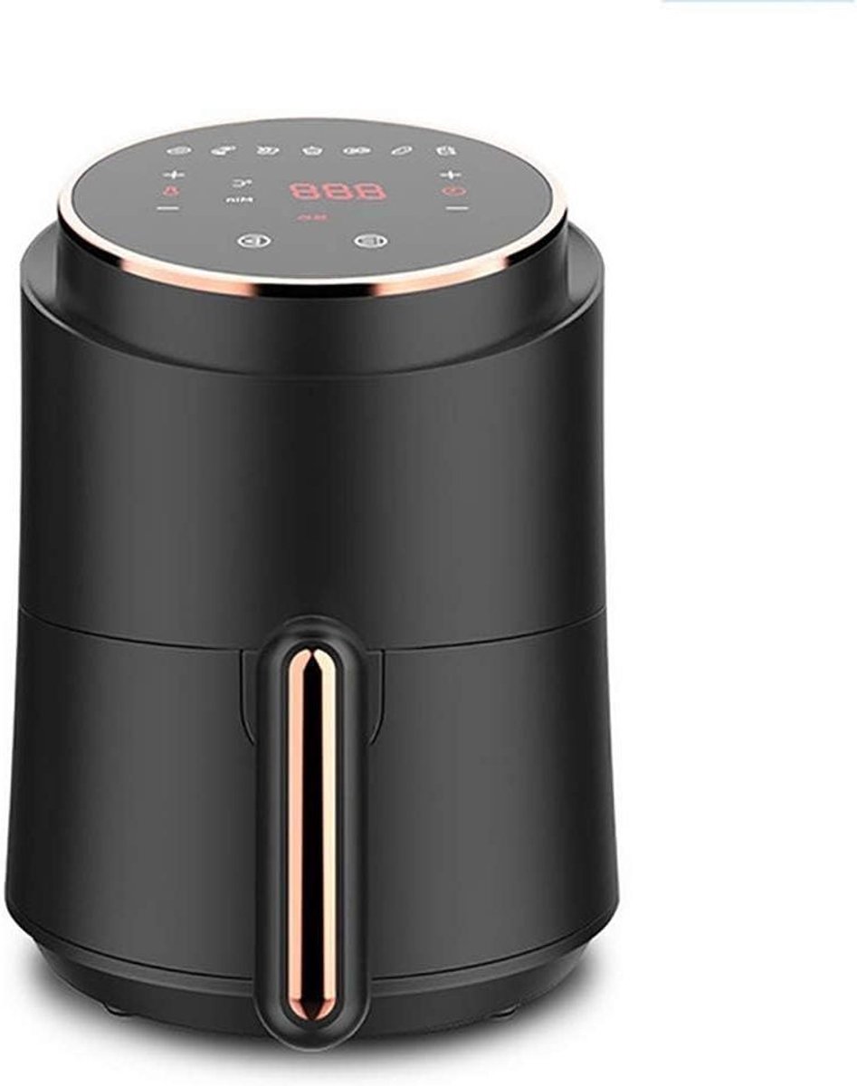 Airfryer - Heteluchtfriteuse Oven - Gezond Koken - Olievrij Frituren - 1.5 Liter - Zwart