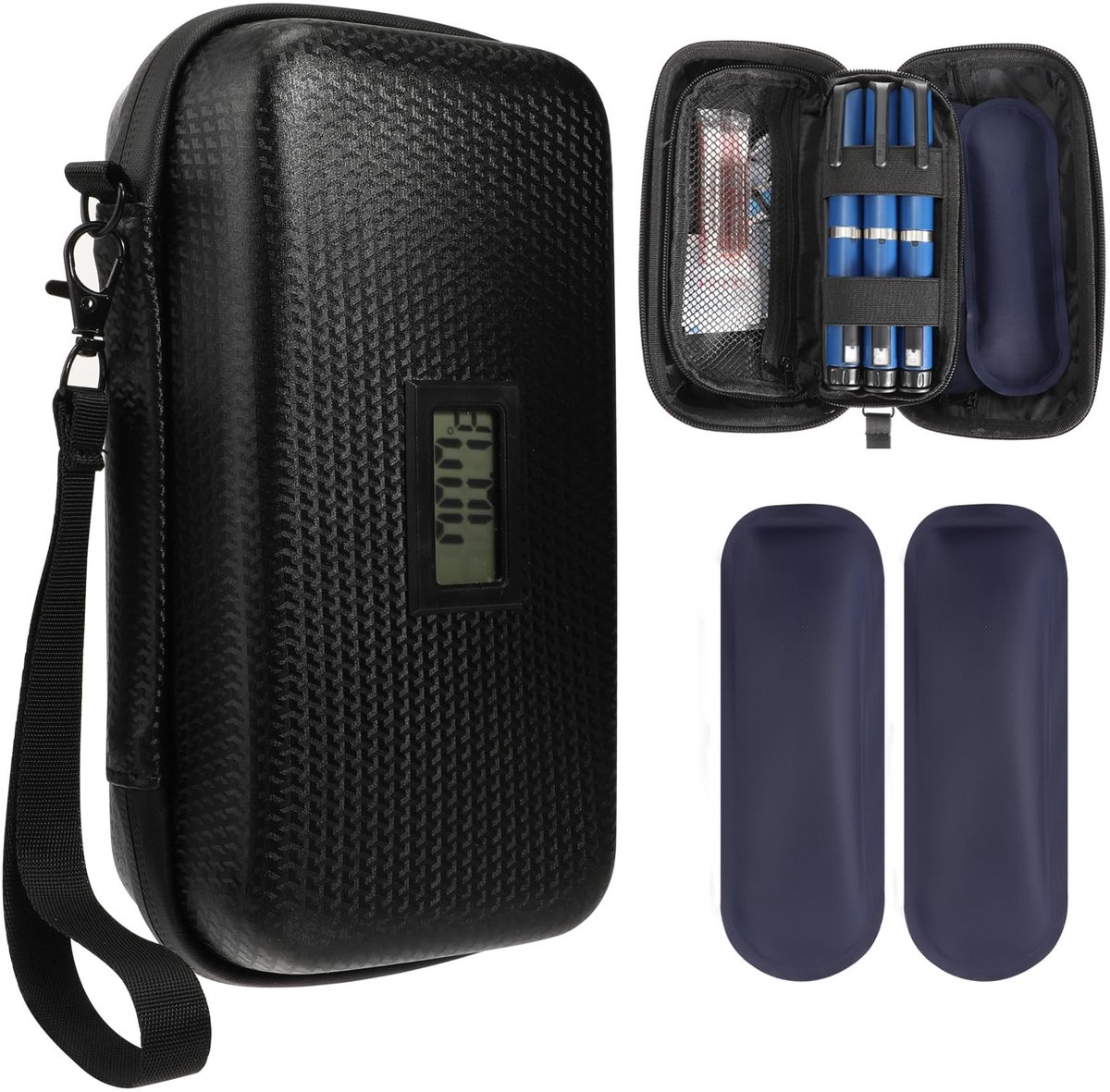 Omgoods - Draagbare Insuline Koelcase met Temperatuurdisplay
