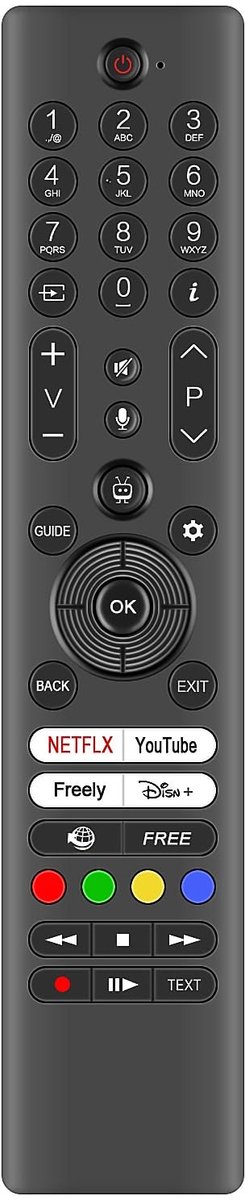 Omgoods - Vervangende Afstandsbediening RC45195T-V1 voor Panasonic TV's