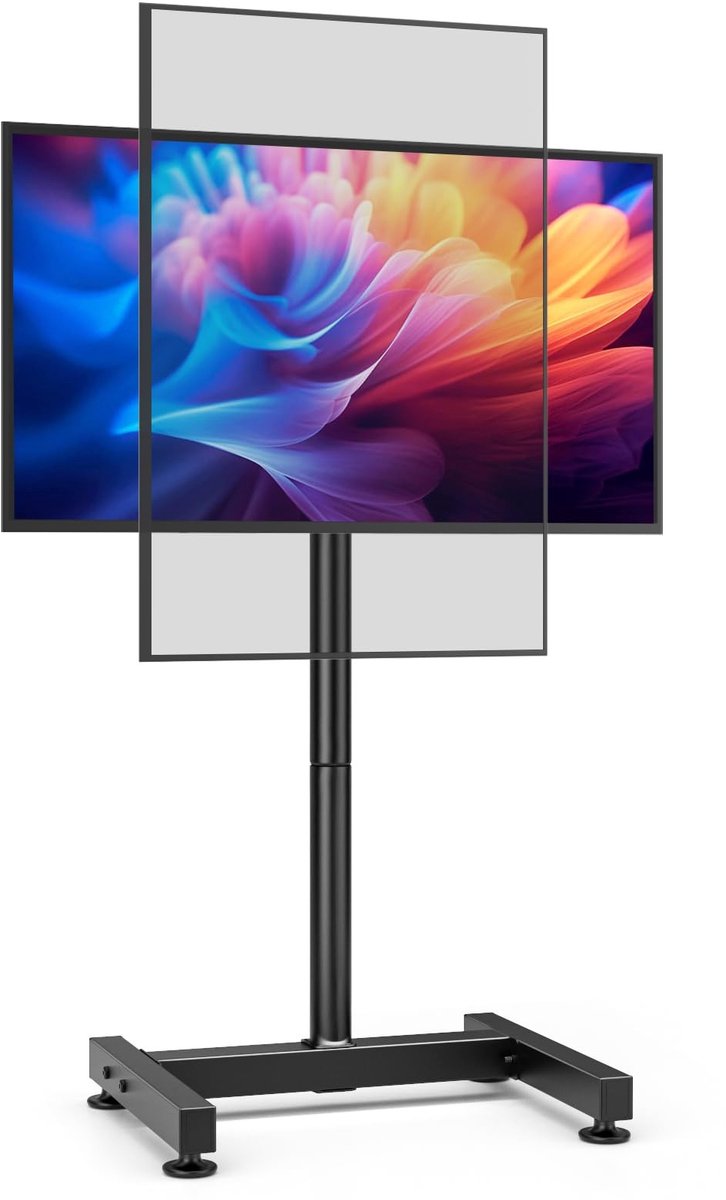 Omgoods - AX TV Monitor Vloerstandaard voor LCD & OLED TV's van 23-52 inch