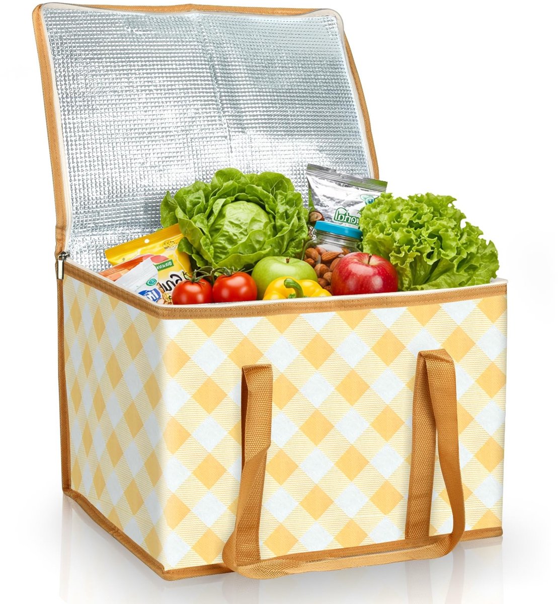 Omgoods - Grote Koeltas 40L met Drievoudige Isolatie voor Picnics en Kamperen