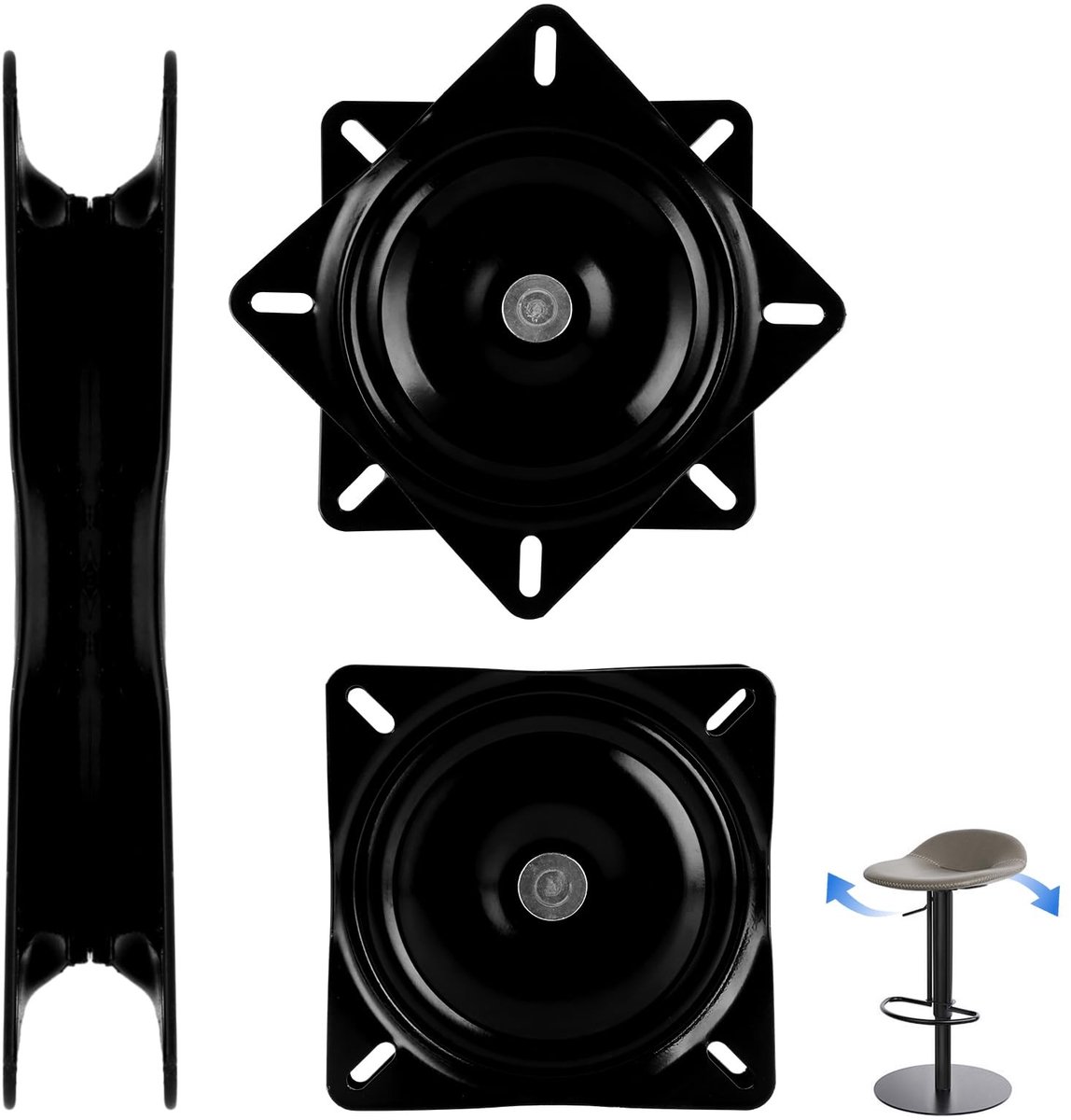 Omgoods - Heavy Duty Swivel Hardware - 360 Graden Draaiplateau voor Meubels