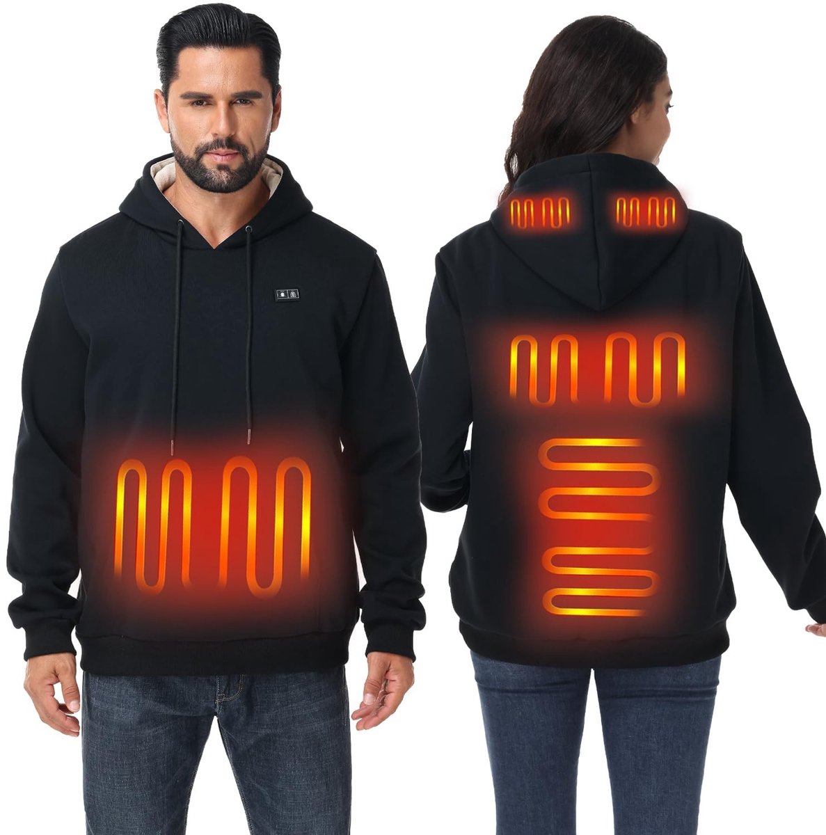 Omgoods - Geïsoleerde Hoodie voor Mannen en Vrouwen met 10.000 mAh Batterij