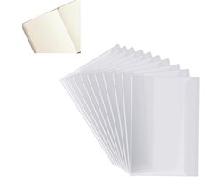 10 stuks-Book Sleeve-Boekomslagen-A4 schrijfcovers-Boek Hoes-waterproof - transparant-Geschikt Voor Leerboeken, Schriften, Notitieboekjes,schoolboeken en boekomslagen