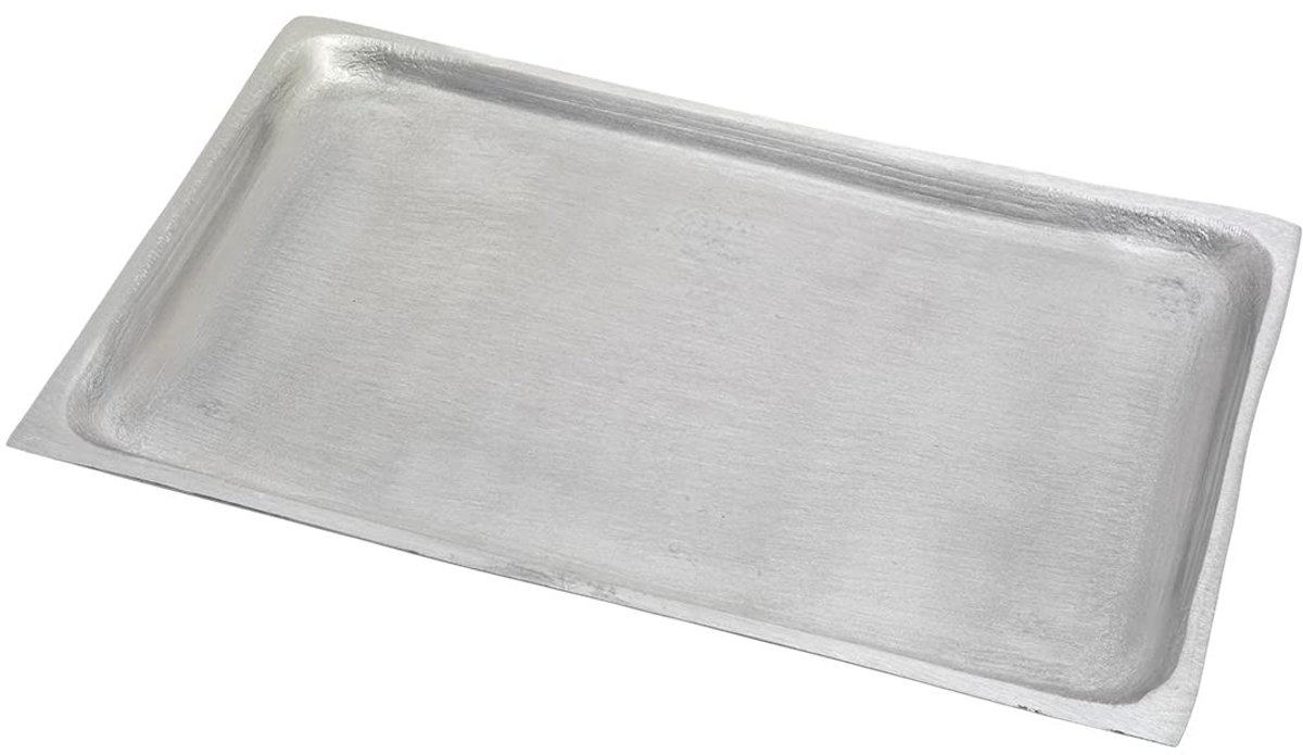 Omgoods - Rechthoekig Aluminium Kaarsenplateau 21x13 cm - Decoratieve Tray voor Kaarsen