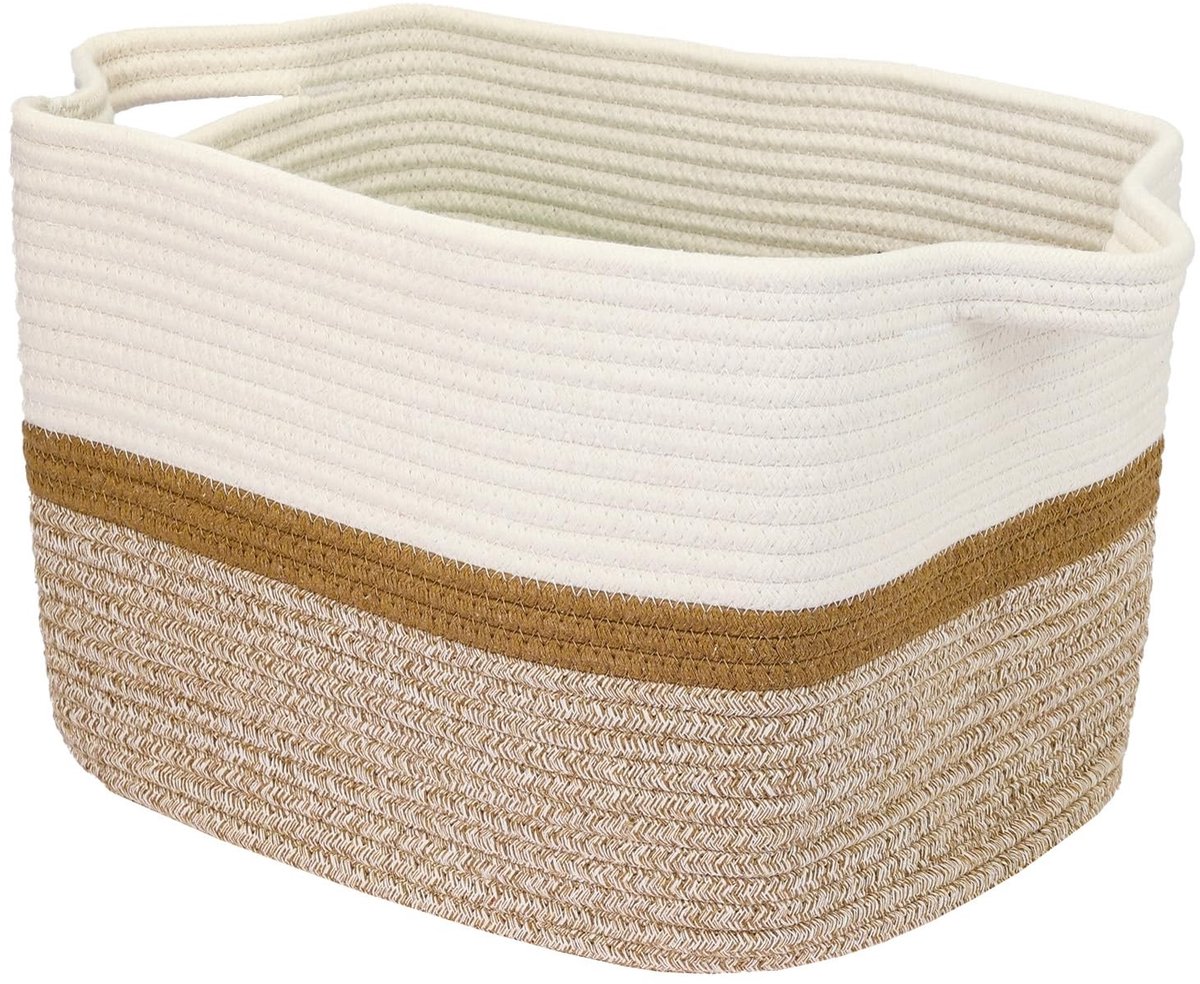 Omgoods - Opbergmand van Katoen met Handvatten 36 x 30 x 25 cm