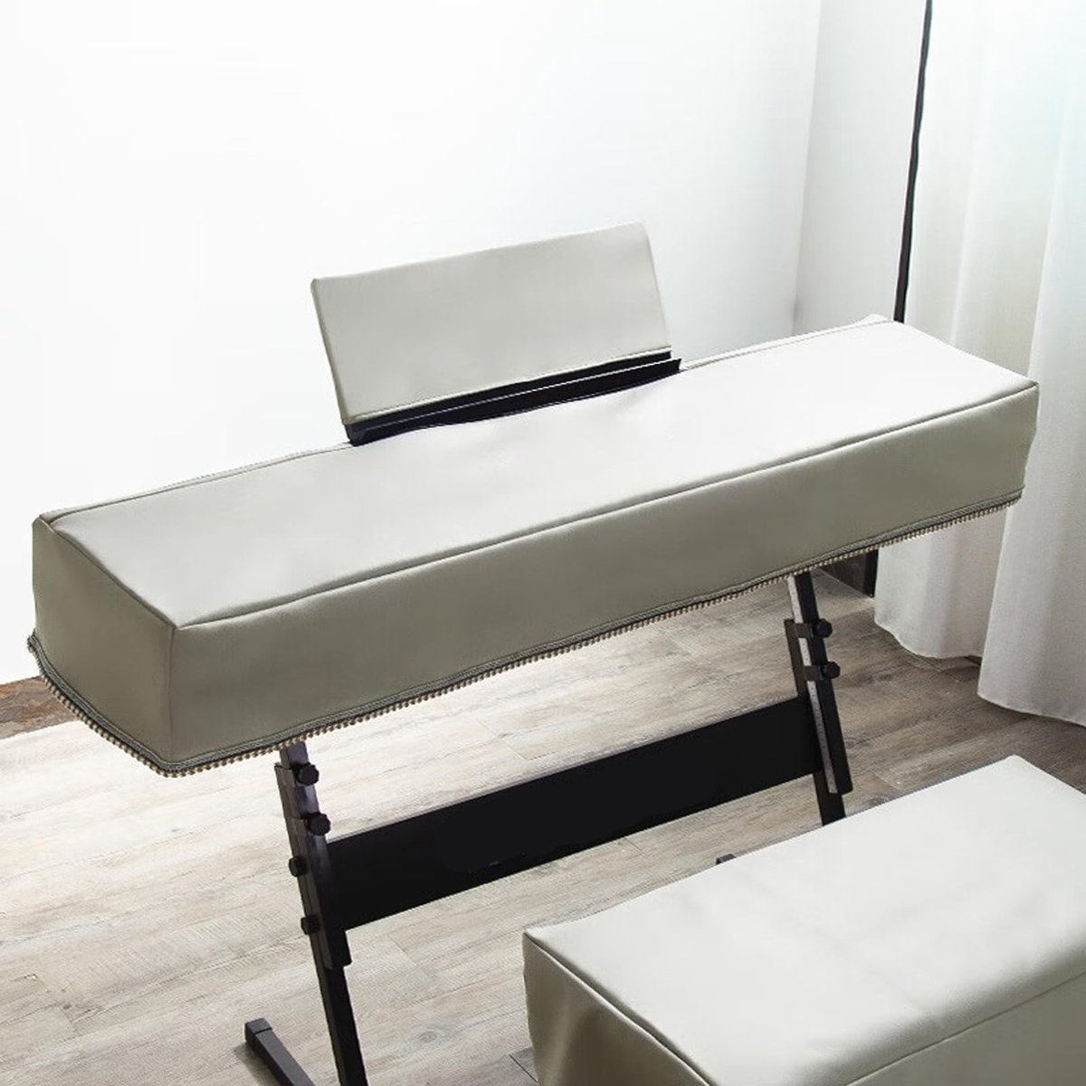 Omgoods - 88 Keys Piano Keyboard Cover met Muziekstandaard Deksel