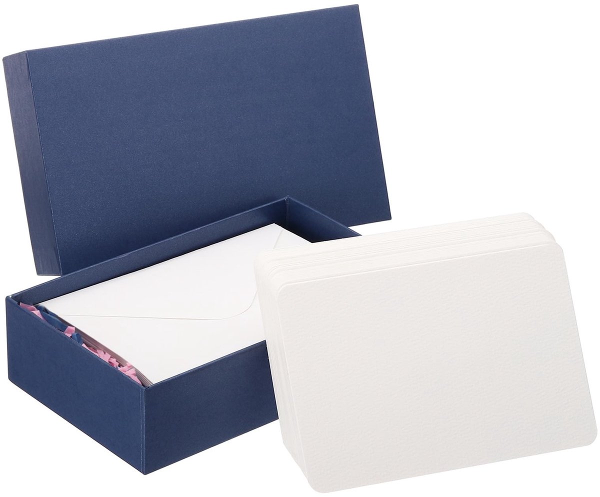 Omgoods - 60 Sets Katoenen Aquarelkaarten met Enveloppen - 10 x 15 cm