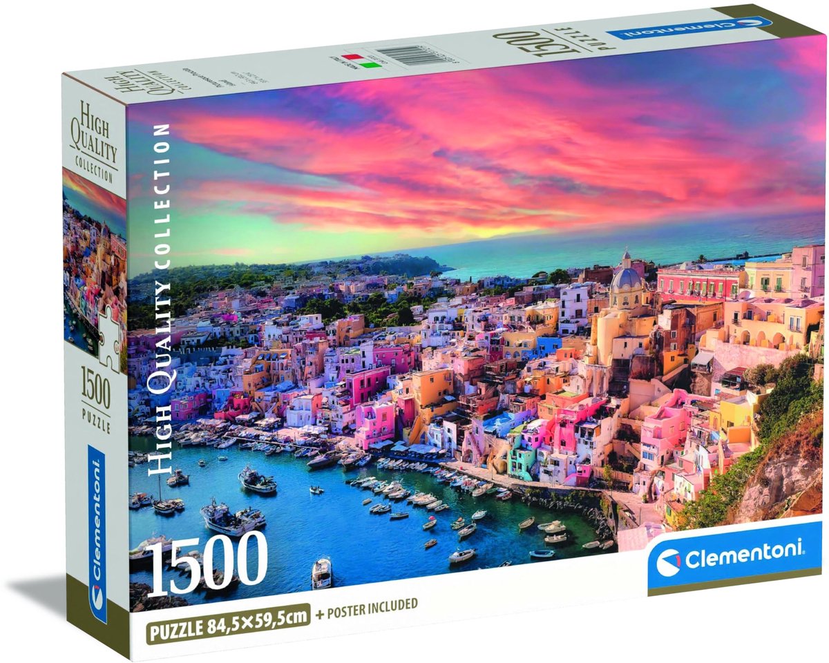 Omgoods - Procida Eiland Puzzel 1500 Stukjes voor Volwassenen