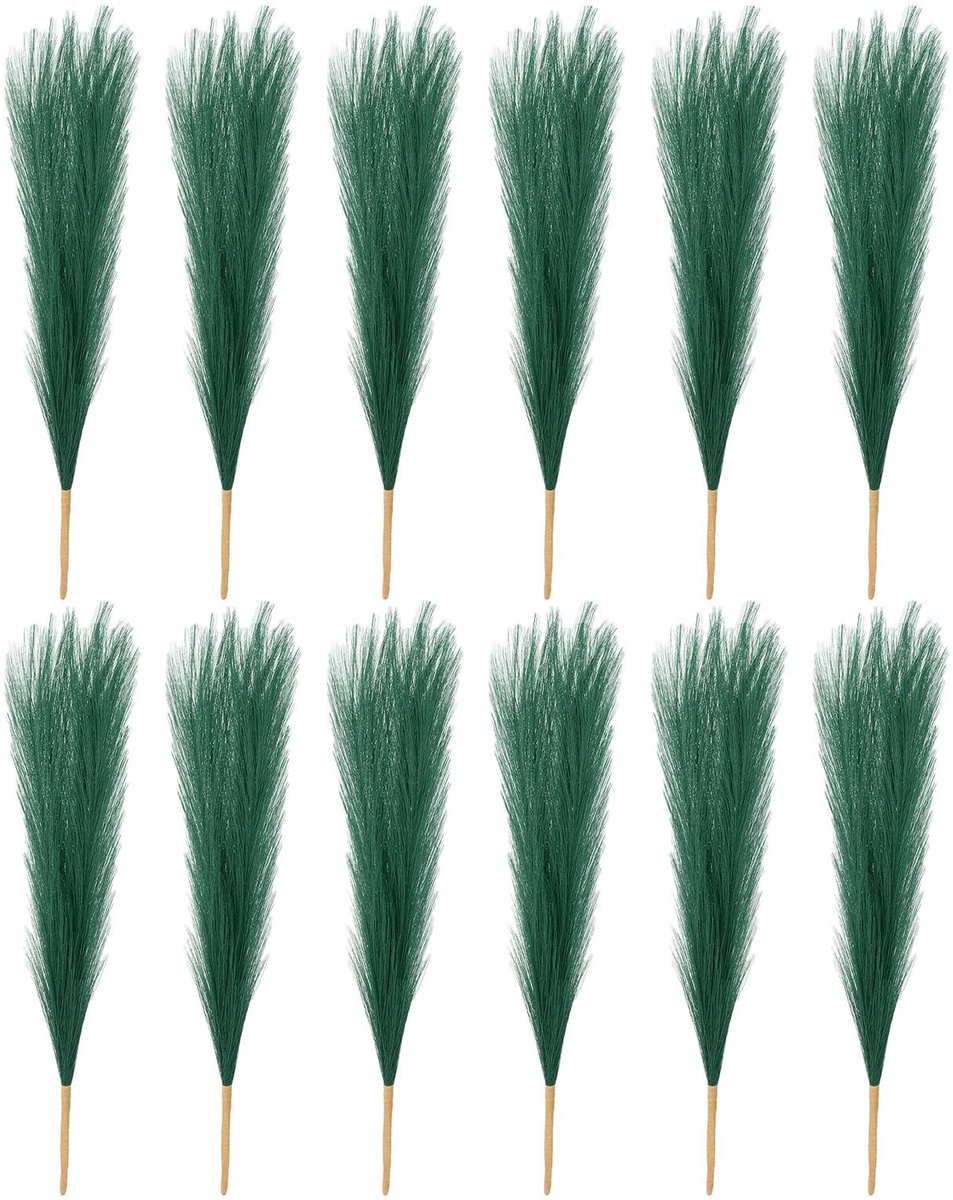 Omgoods - 12 Stuks Faux Pampas Grass - Boho Decor voor Huisdecoratie