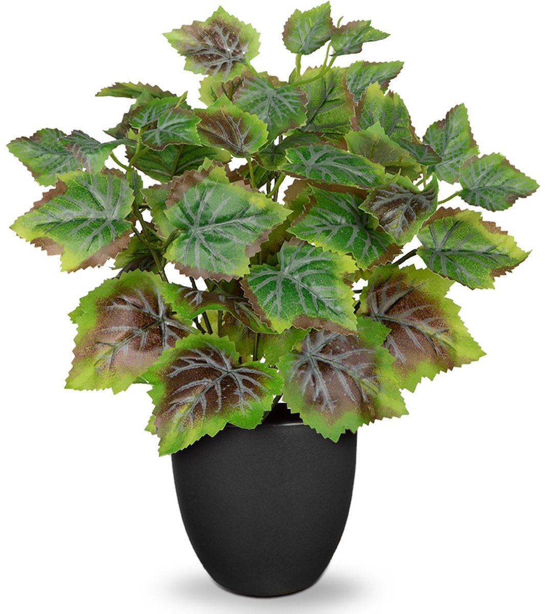 Omgoods - Kunstplant met Zwarte Pot - Realistische Nepplant voor Binnen