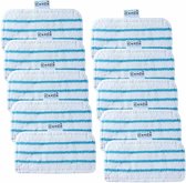 10 chiffons microfibres pour nettoyeur vapeur - chiffon compatible avec Black+Decker - Tampon lavable pour nettoyeur de sol - Remplace FSMP20-XJ