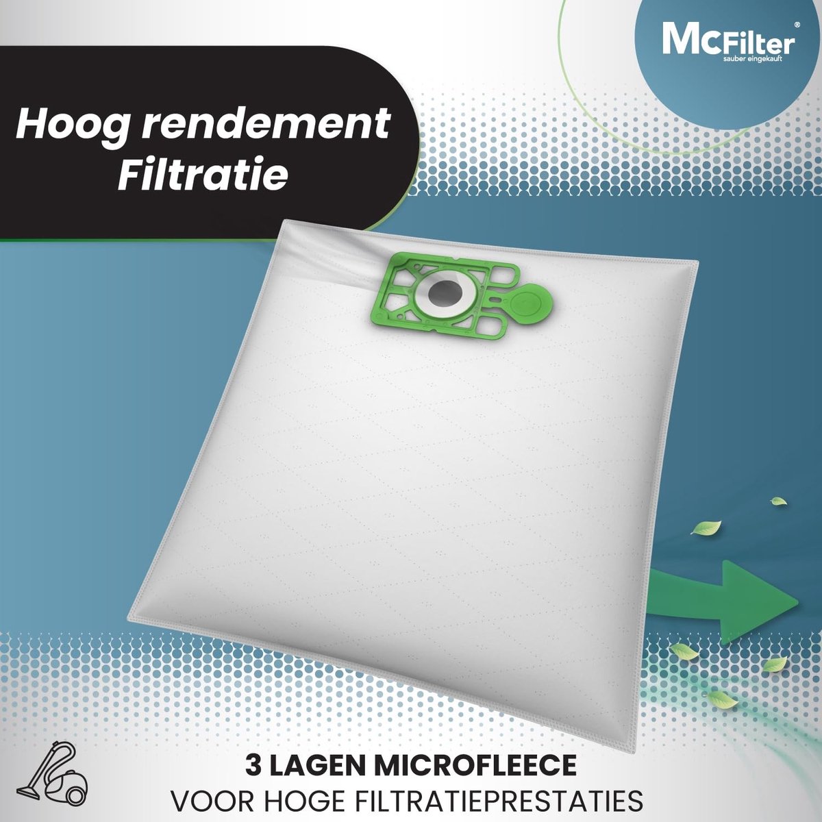 Omgoods - Vervangzakken voor Numatic Stofzuigers - 20 Stuks Harry, Henry, Hetty, James, Junior NVM-1CH