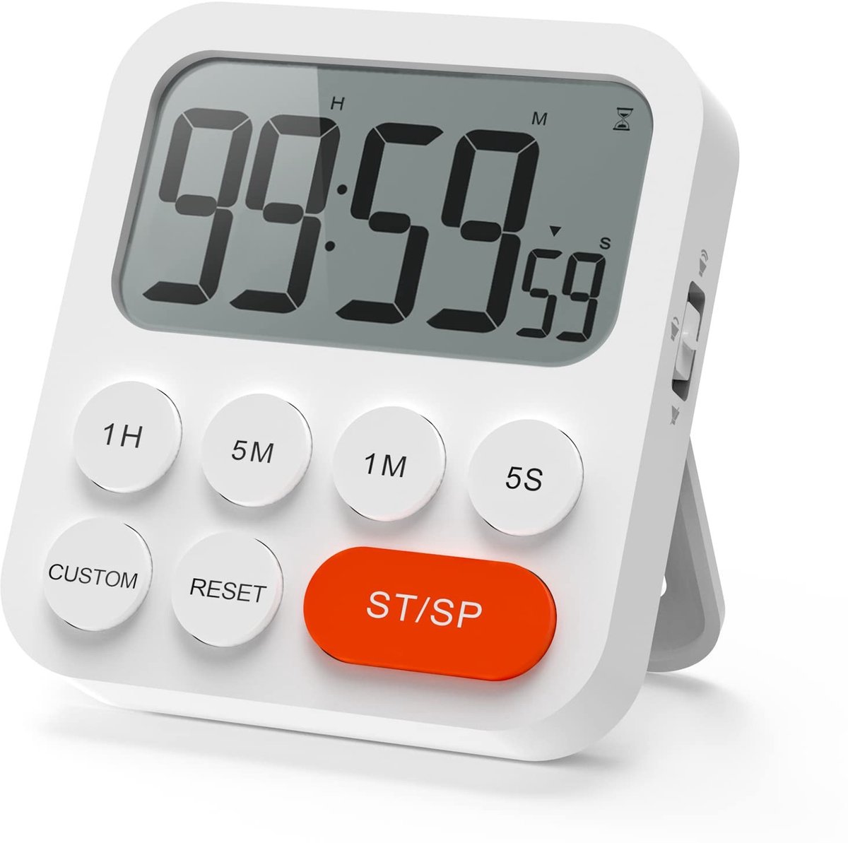 Omgoods - Digitale Keukentimer met Magnetische Stopwatch - LCD Display