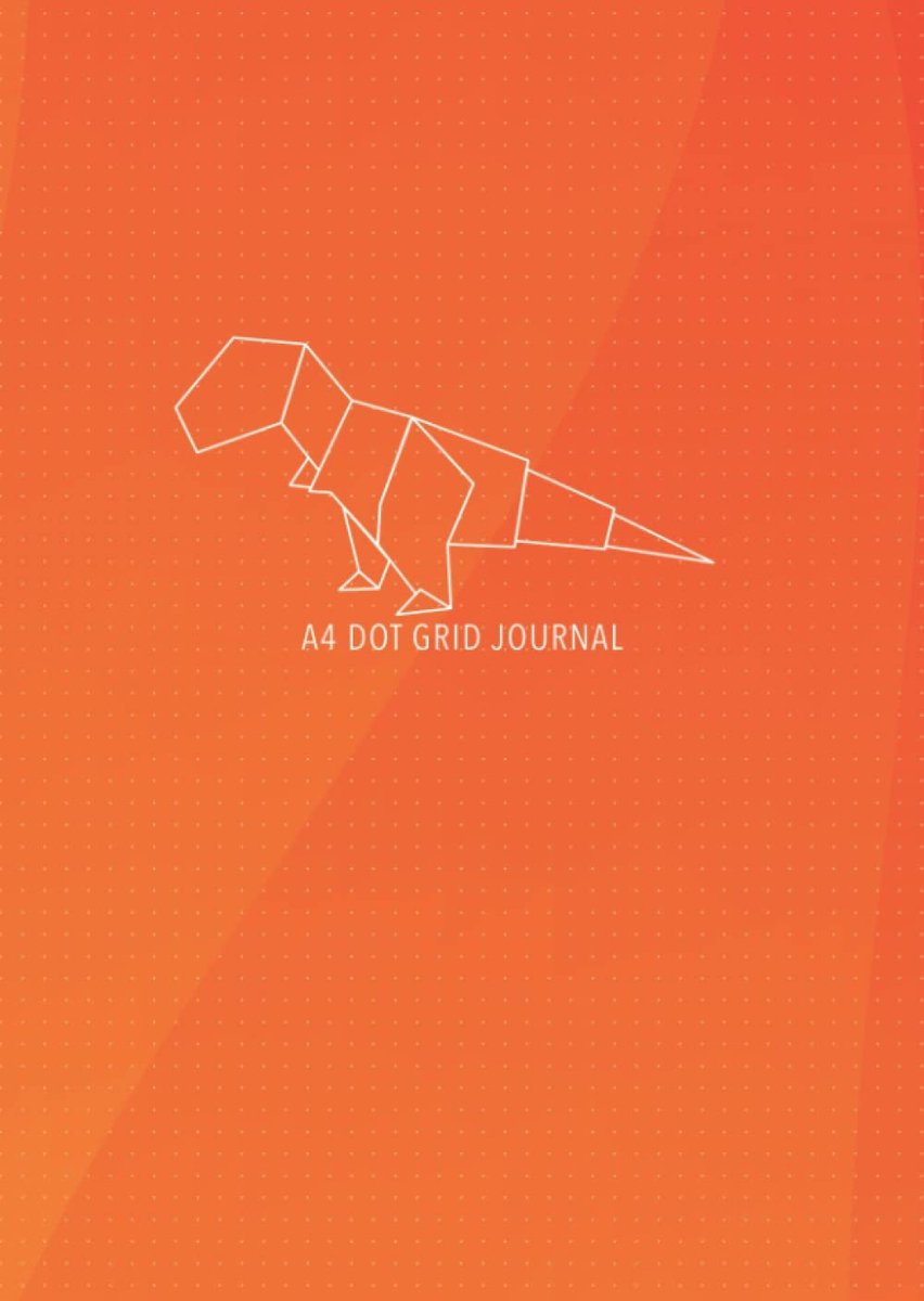 A4 Dotted Bullet Journal - 100 pagina's - oranje softcover - voor creatieve planners - ShopVlot