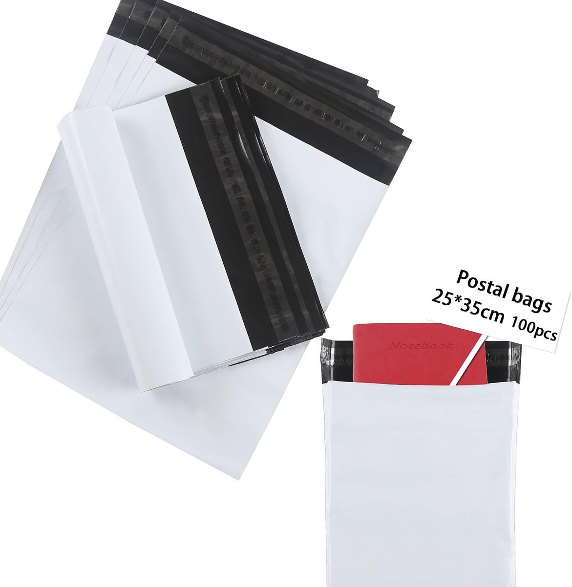 verzendtassen voor kleding poly-mailers 10x12, plastic postzakken