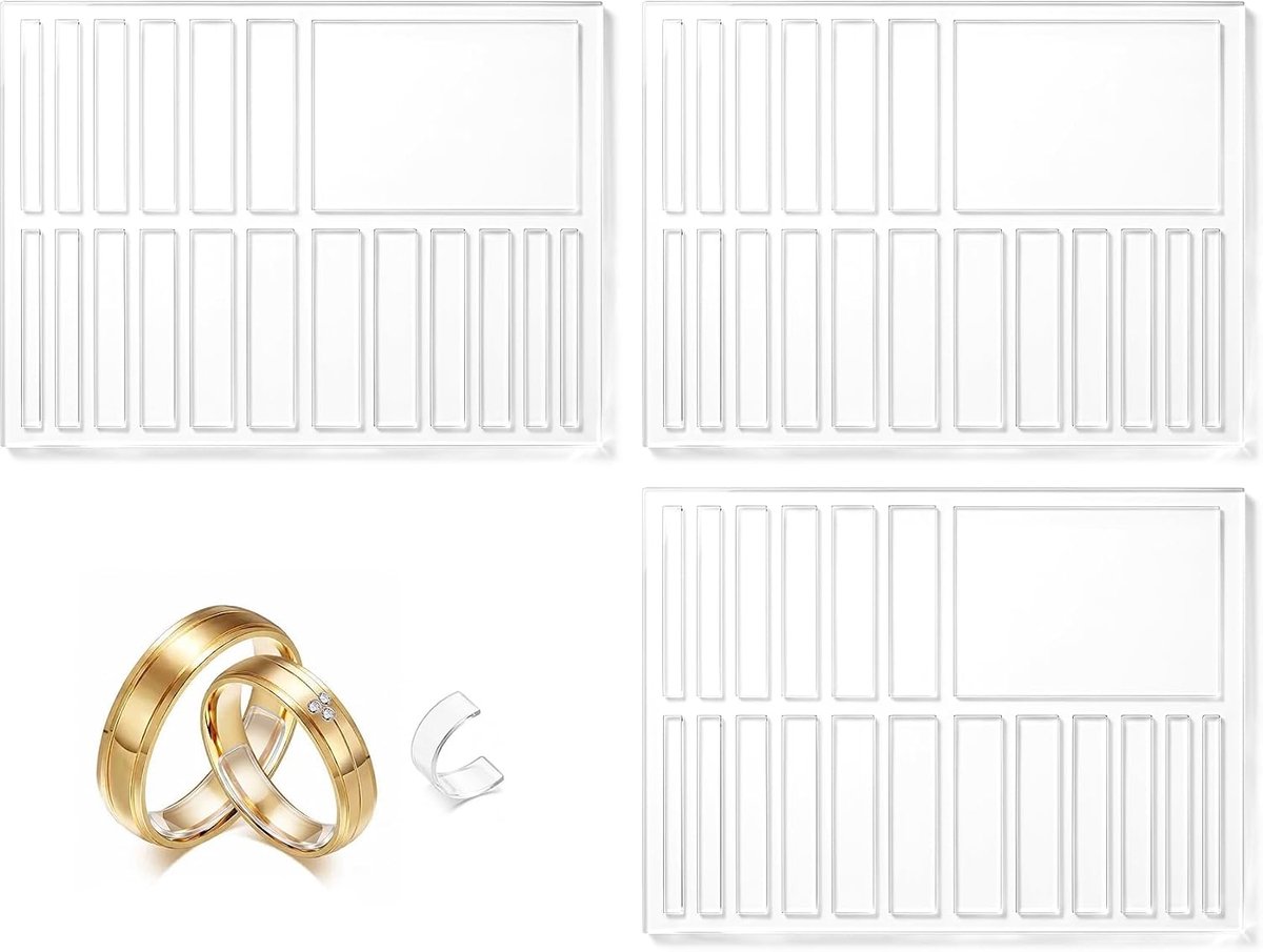 Maatversteller voor losse ringen, onzichtbare ringmaatversteller