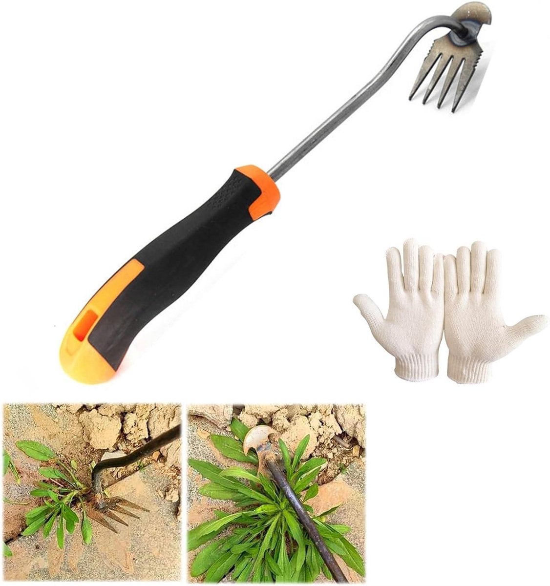 Onkruidtrekker - Tuin wiedgereedschap - Onkruid verwijderen - Staand werken - 35 cm - Niet gespecificeerd