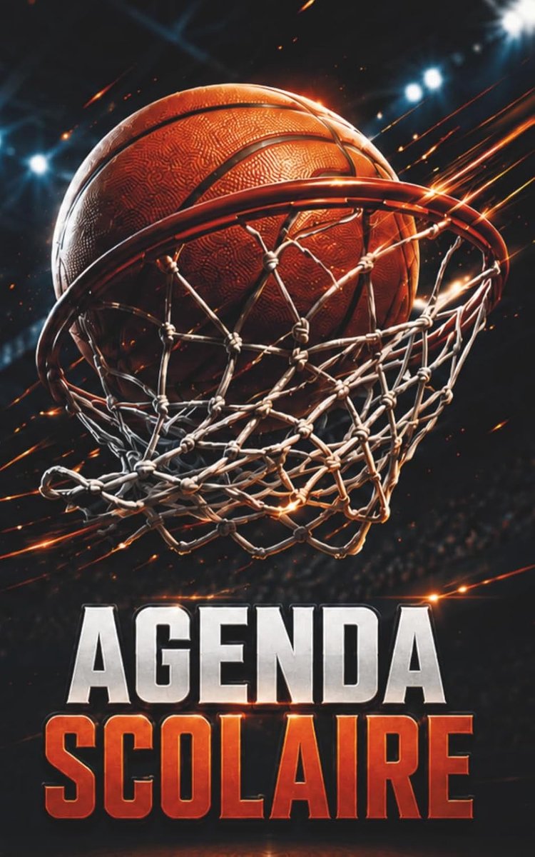 Agenda scolaire 2026 2027 - planificateur journalier - basketball ontwerp - ideaal voor schoolplanning - ShopVlot