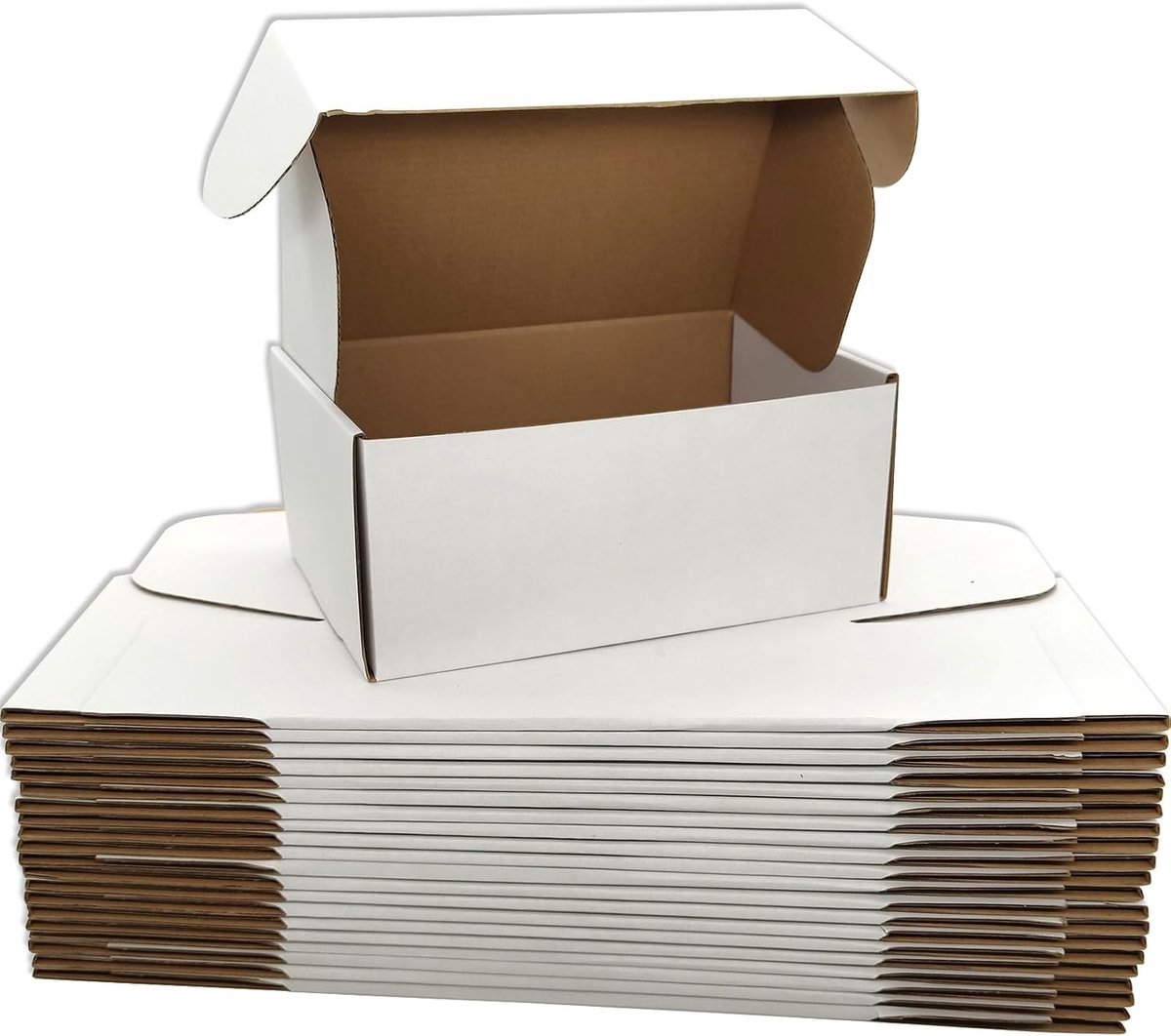 Postdozen, 230 x 150 x 75 mm, Witte Verzendingskartonnen Dozen voor