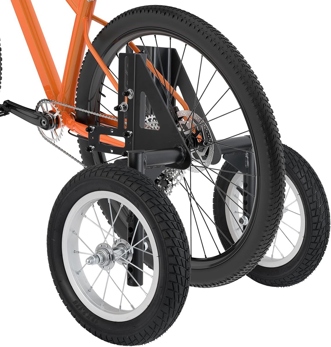 Verstelbare volwassen fiets stabilisatoren training wielen past 24
