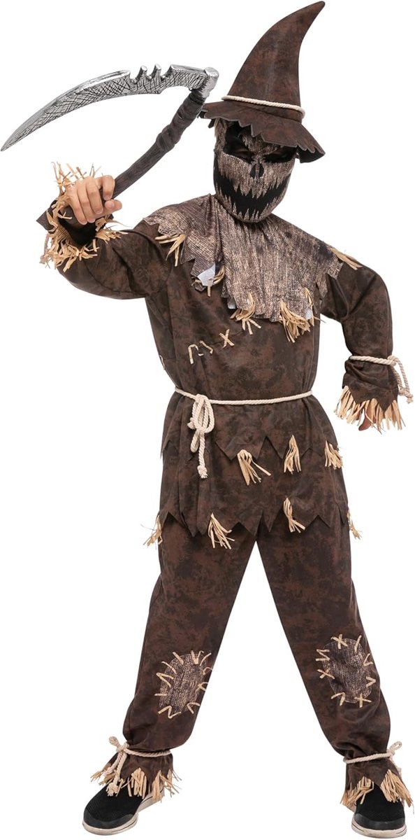 Creations Wicked Scarecrow-kostuum voor , voor kinderen, enge