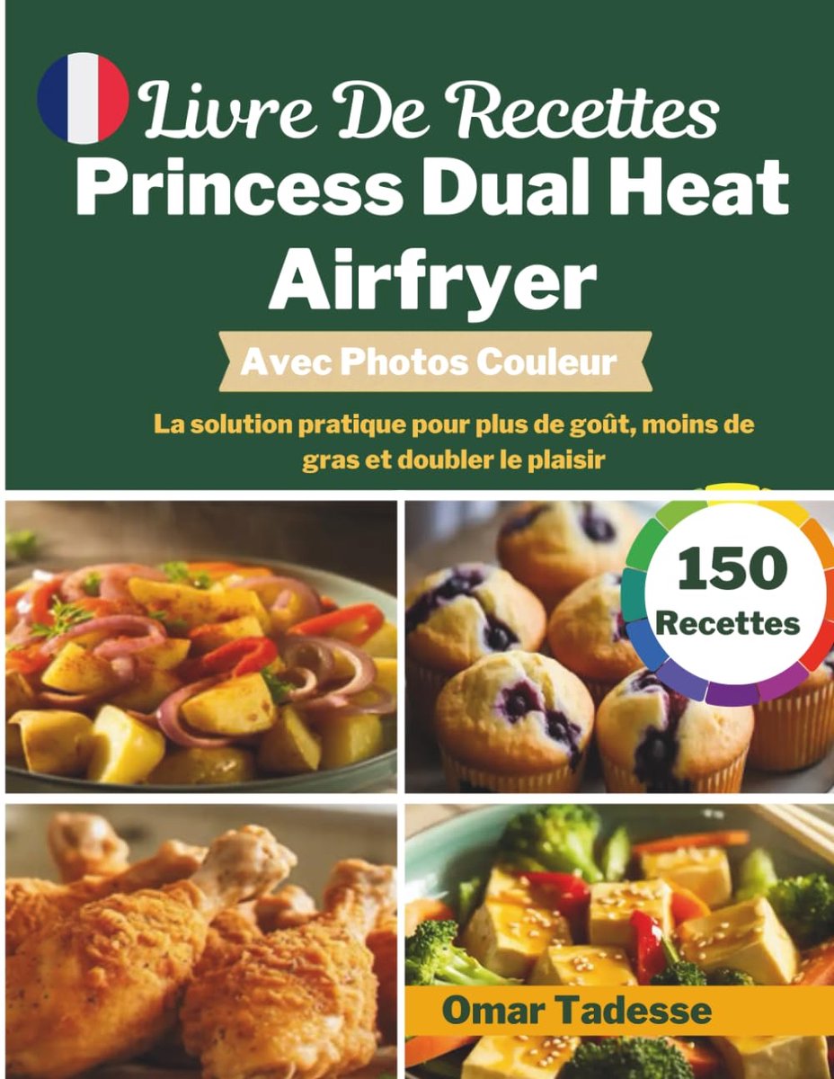 Receptenboek Airfryer - Kleurige foto's - Minder vet, meer smaak - Dubbel plezier - ShopVlot