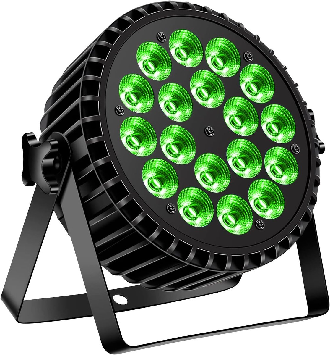 200 W, 18 leds, podiumlicht, discolicht, 8 kanalen, led, Rgbw, Dmx