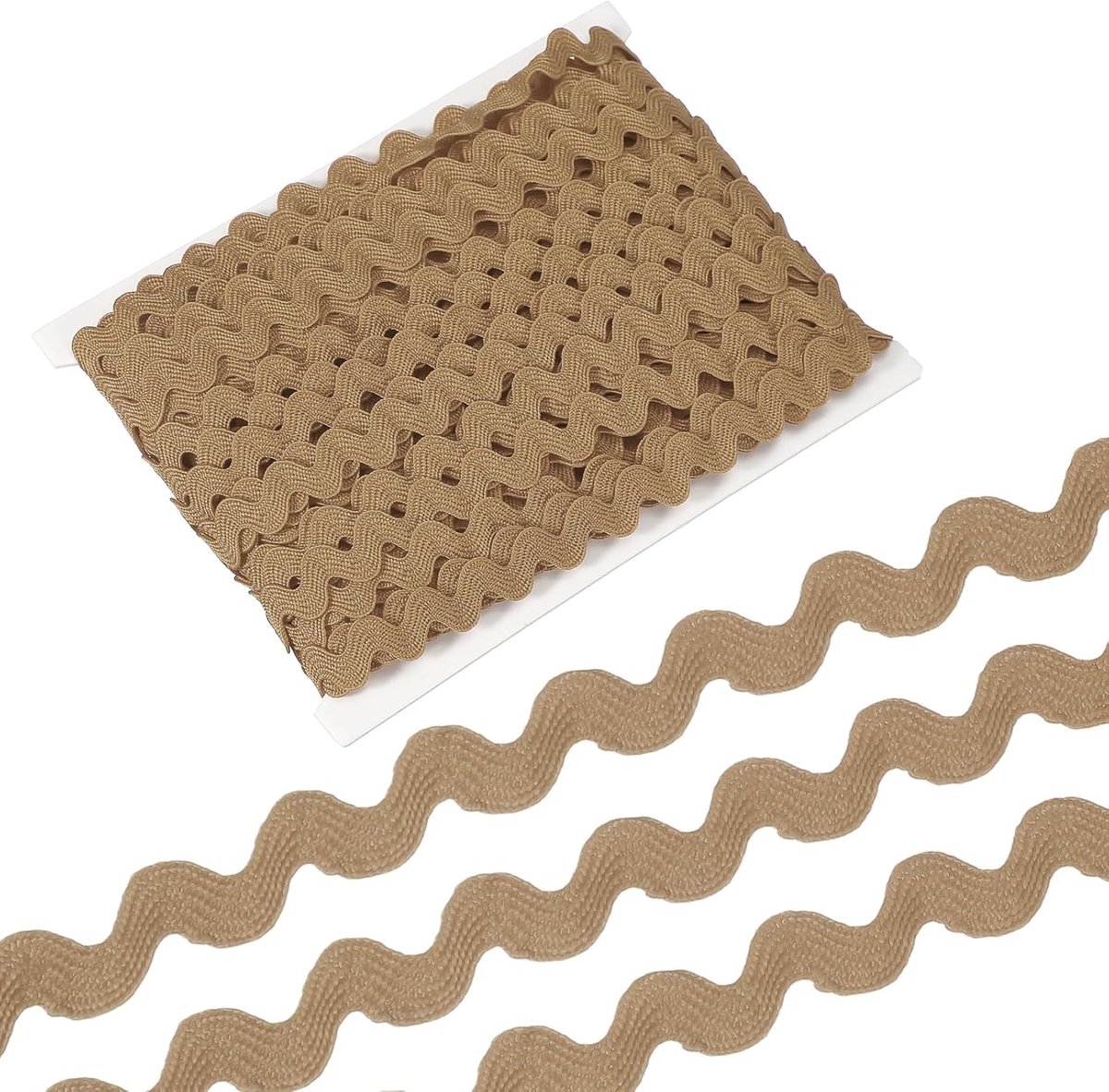 Rick Rick Trim Ribbon, 5 mm golvend naaien, flexibel, franjeband voor