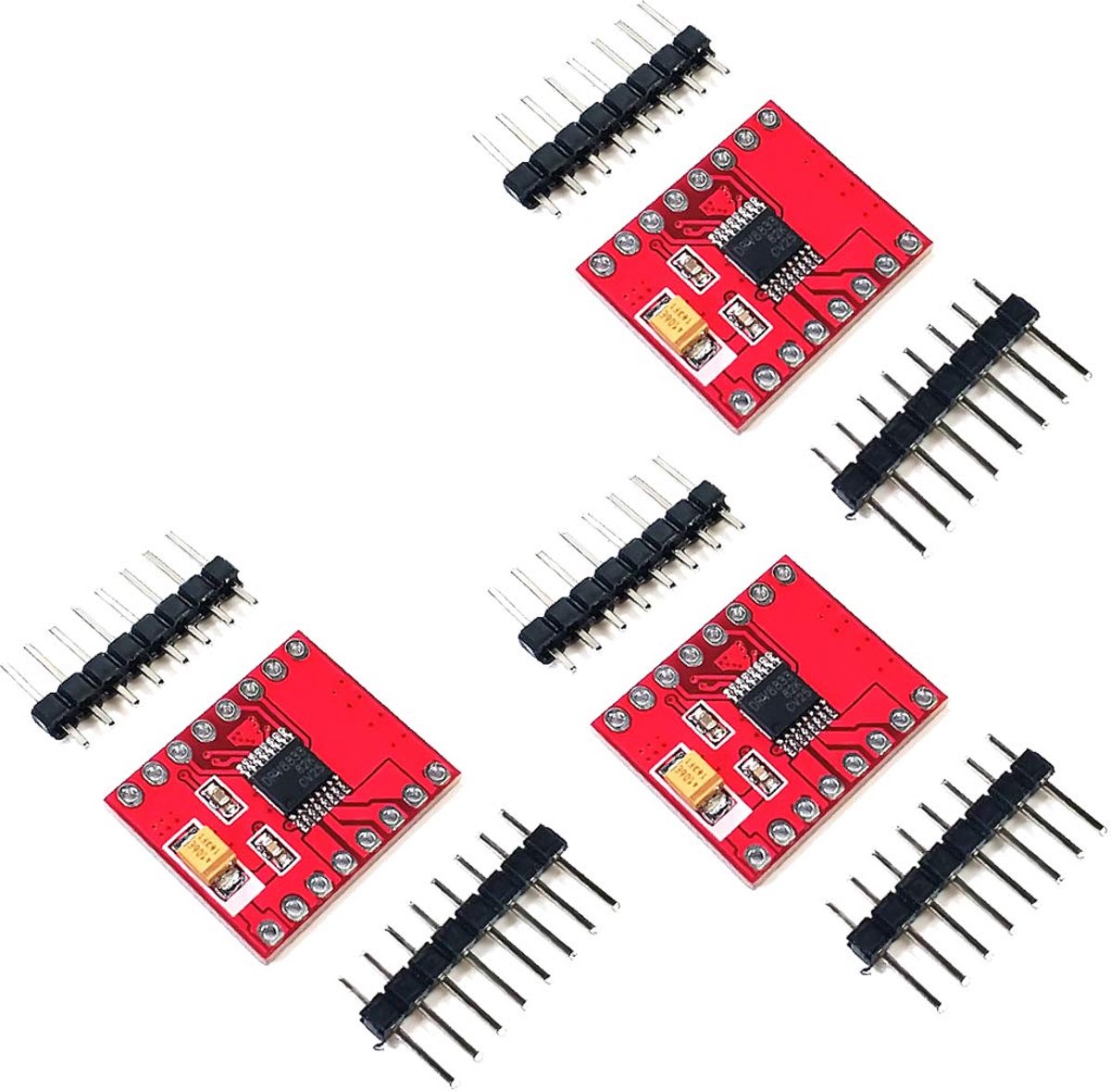 3 stuks DRV8833 Dual Motor Driver Compatibel met TB6612 voor Arduino Microcontroller