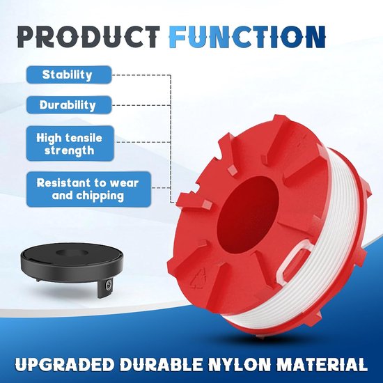 draadspoel compatibel met Einhell 3405096, reservedraadspoel voor — afbeelding 3