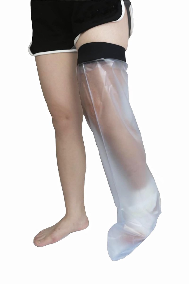 Gipsverband beenbeschermer voor volwassenen, bescherming voor gipsverband been, waterdichte zak, houdt wonden en verband droog tijdens het baden - 78 cm