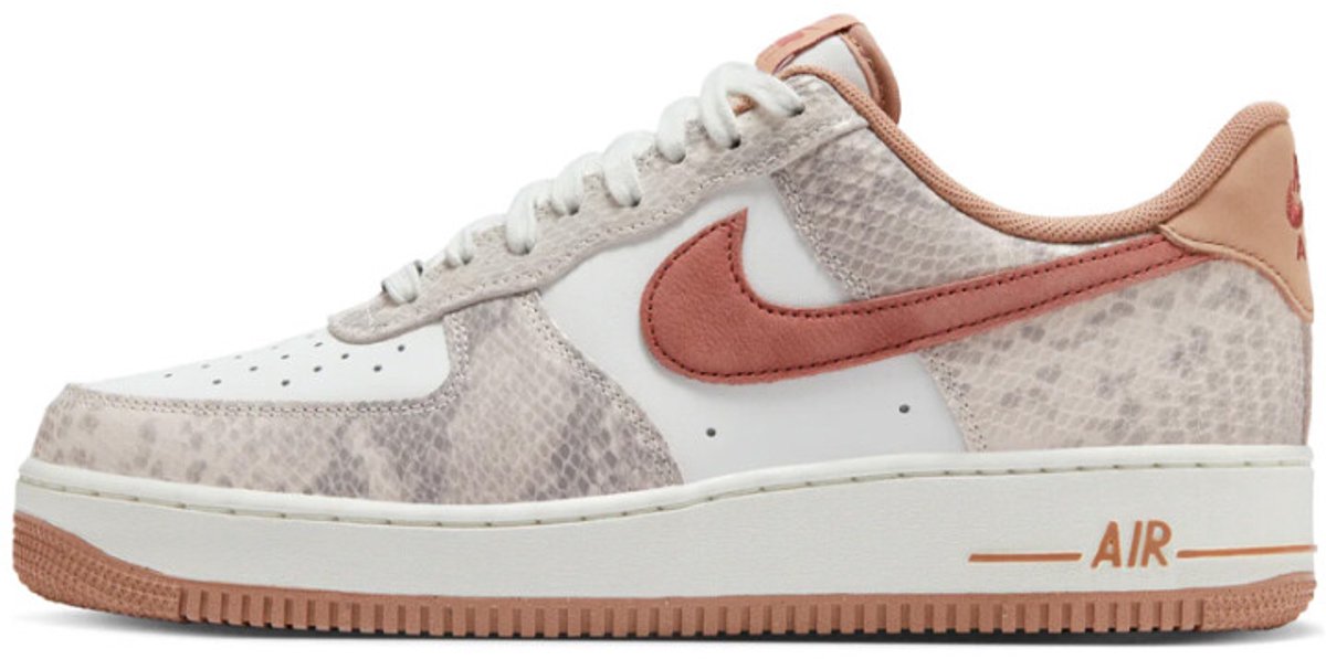 Nike Air Force 1 ´07 Limited Edition Heren Sneaker Snakeskin Wit