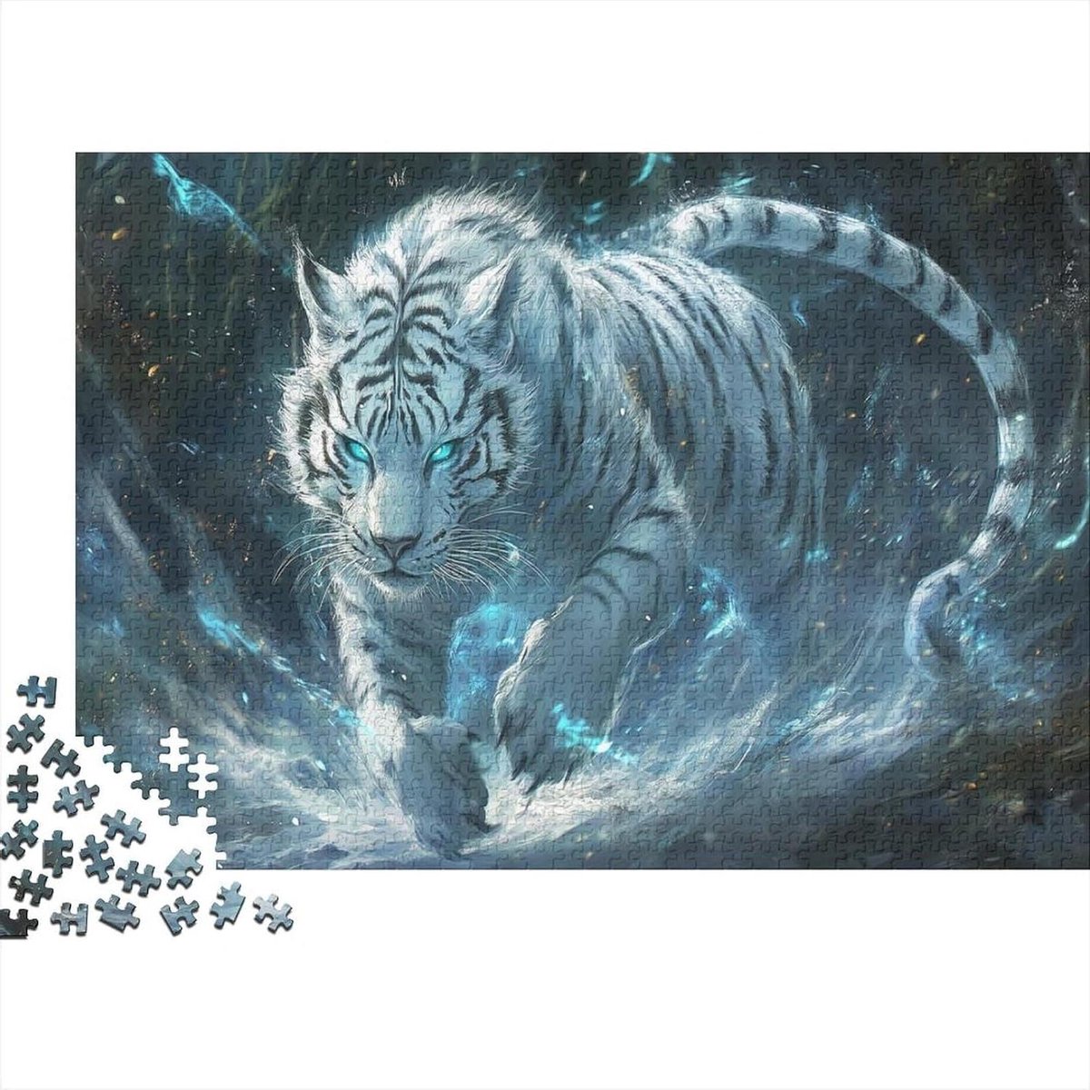 Legpuzzel 1000 Stukjes - Volwassen Puzzel Vloerpuzzel - Ontspanning Thuis - Poster Inbegrepen - 75 x 50 cm - Stijl-5