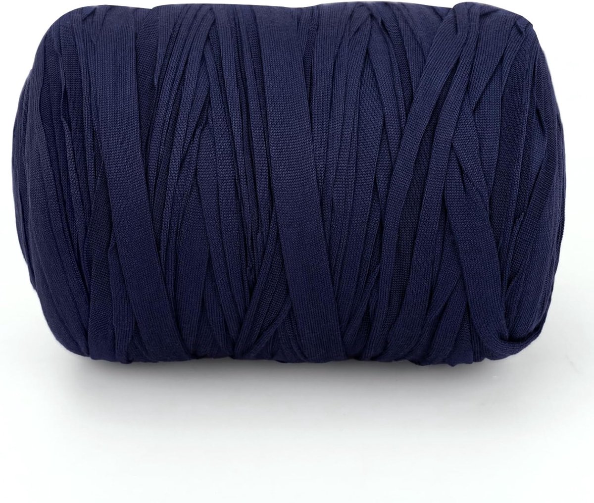 300g T-shirt garen om te haken: marineblauw textielgaren lintgaren | 100 m T-shirtgaren, haakgaren voor tassen, manden, tapijten, doe-het-zelf handwerk en woondecoratie