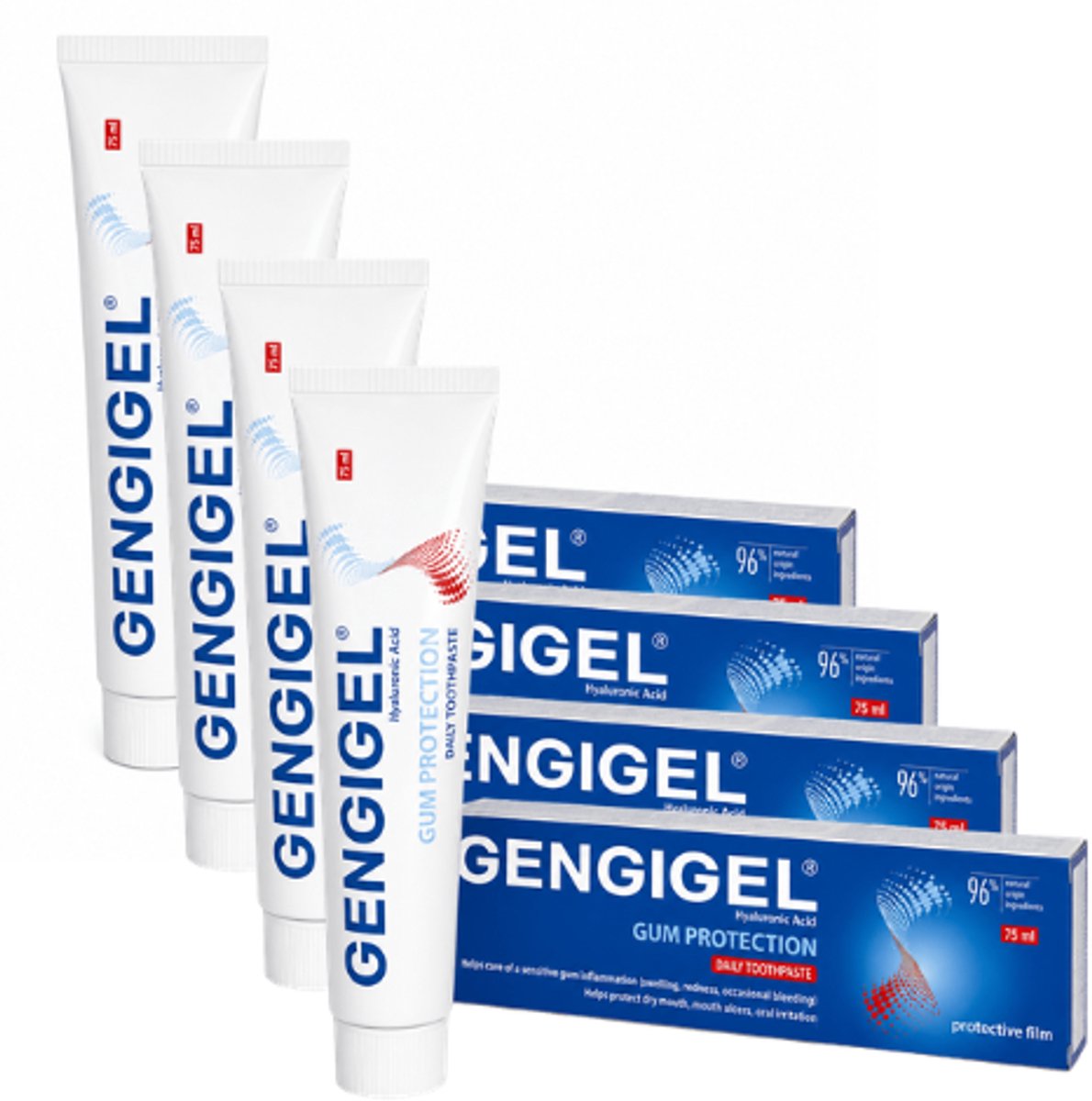 4x Gengigel Tandpasta Gum Protection - 75 ml - Tandvleesverzorging