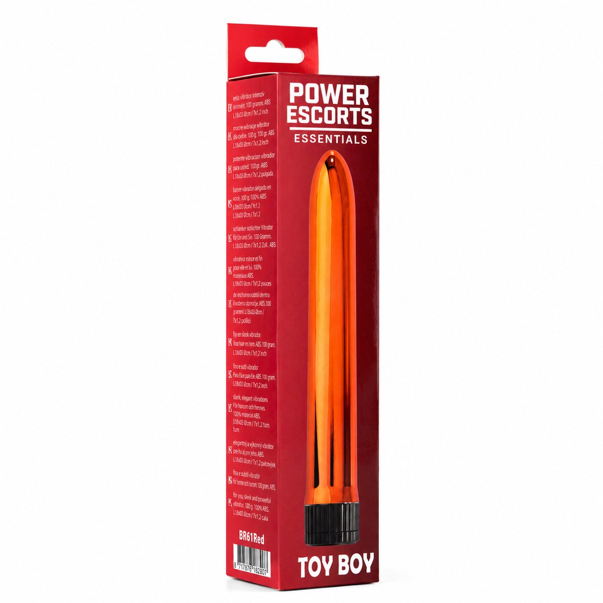 Power Escorts Toy Boy Rode Gspot En Clit Vibrator 18 cm