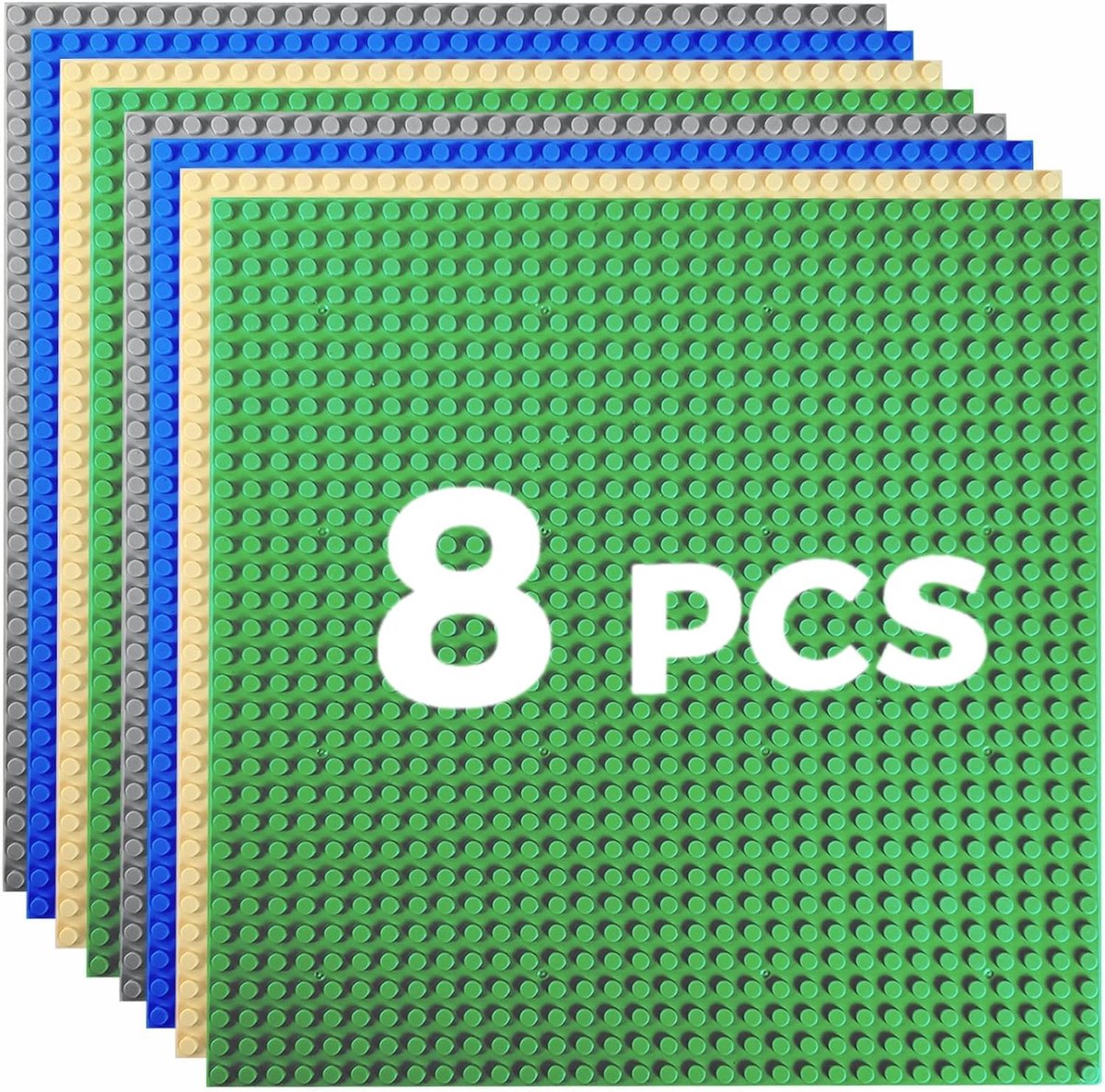8 klassieke basisplaten, 100 compatibel met alle grote merken, met 32