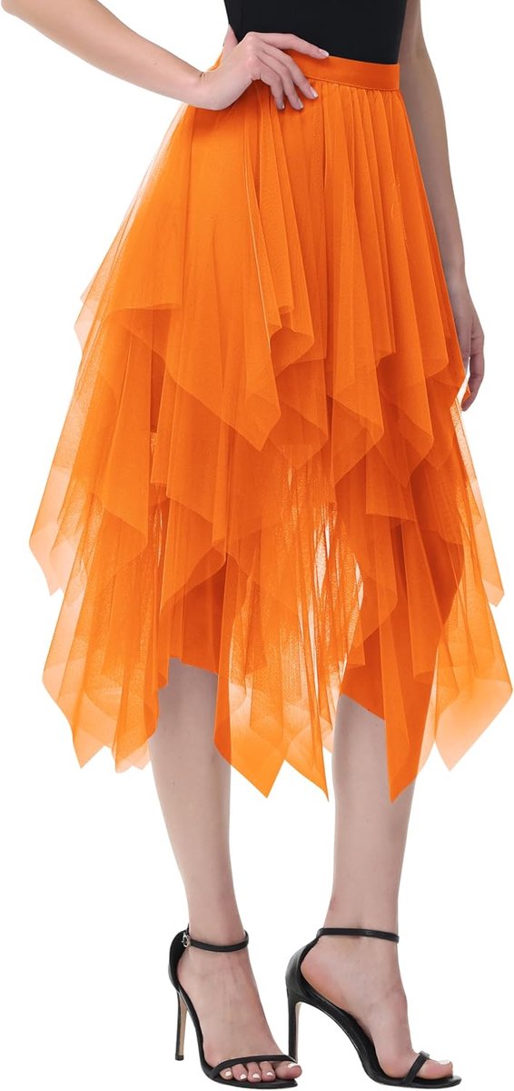 plooirok tule rok asymmetrische rok korte skaterrok midi-rok zomerrok