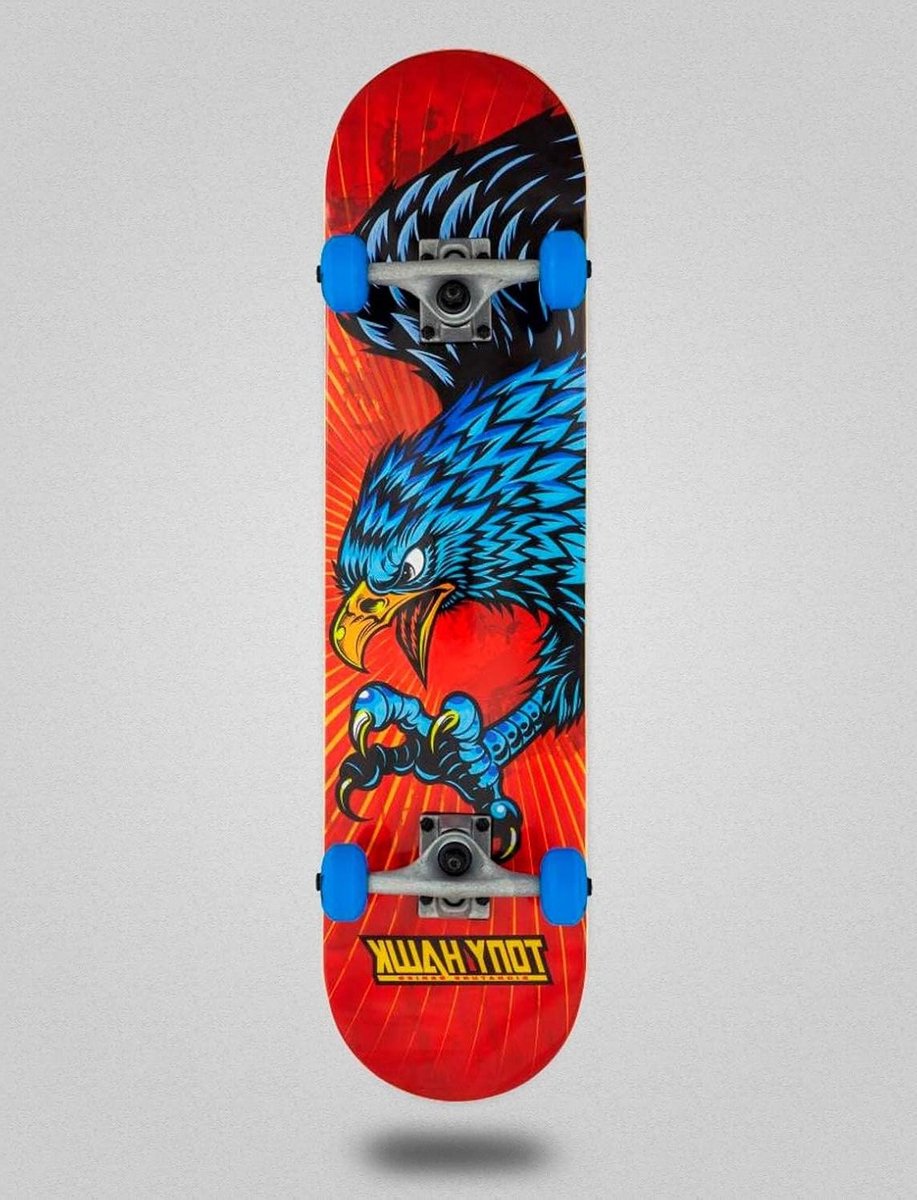 Skateboard Tony Hawk Compleet Skateboard Skateboarden Diving Hawk Design 7.75 inch Multi
