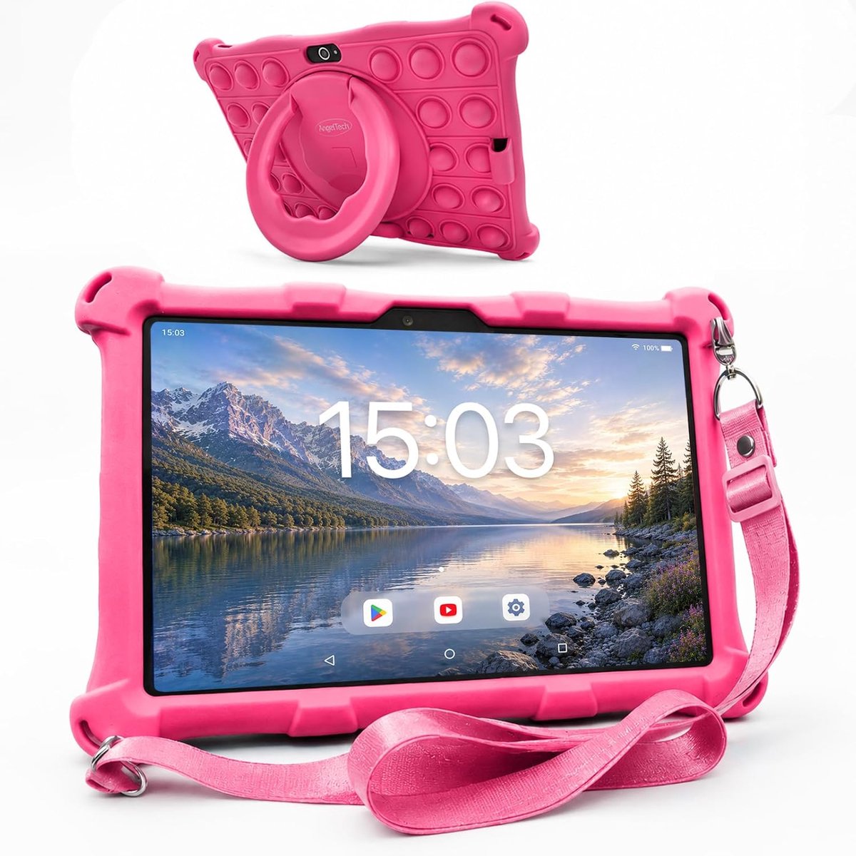Kindertablet XL 10 Inch HD - 3 + 4 GB RAM - 32 GB ROM - Veilig en leerzaam - SnelShoppen