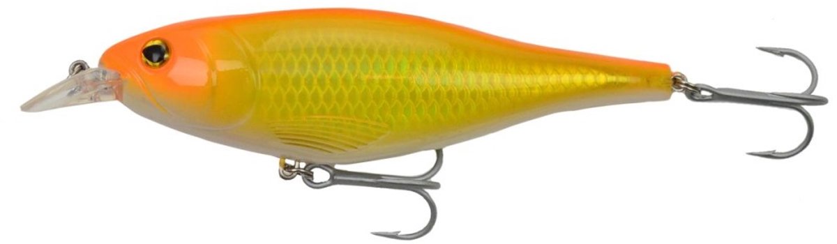 LFT Mega Shad 13cm. 45gr. F. / Yellow Orange Back (0>1,00mtr.)