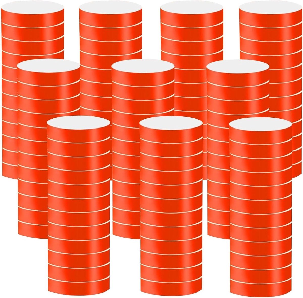 ID-armbanden, 1000 stuks, papieren armbanden voor evenementen, waterdicht, kleurrijke wegwerparmbanden, armbanden voor muziekfeesten, wedstrijden, disco's, Rood