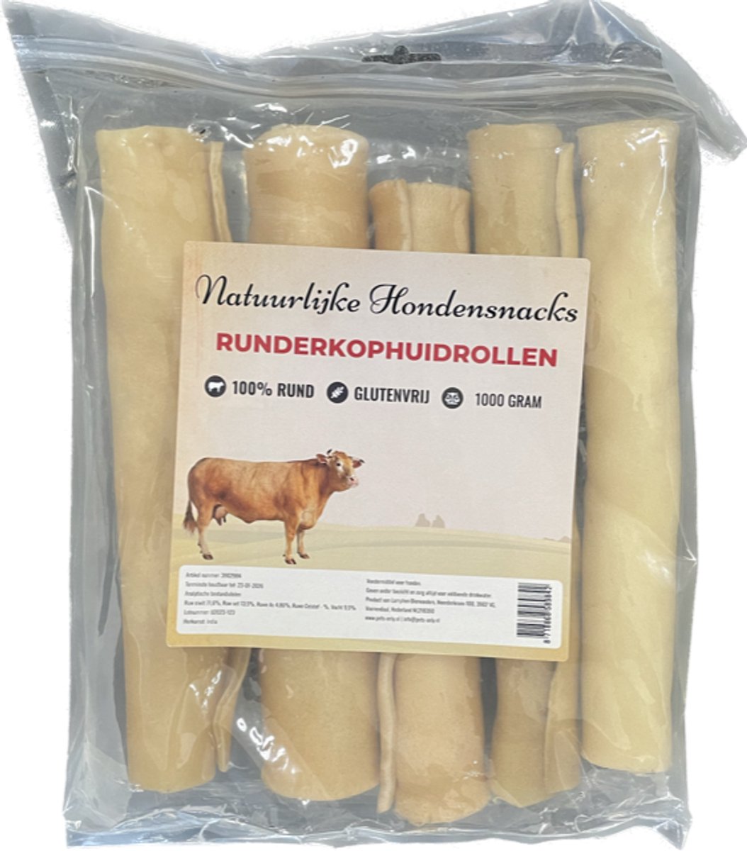 Runderkophuidrollen 5 stuks per zak