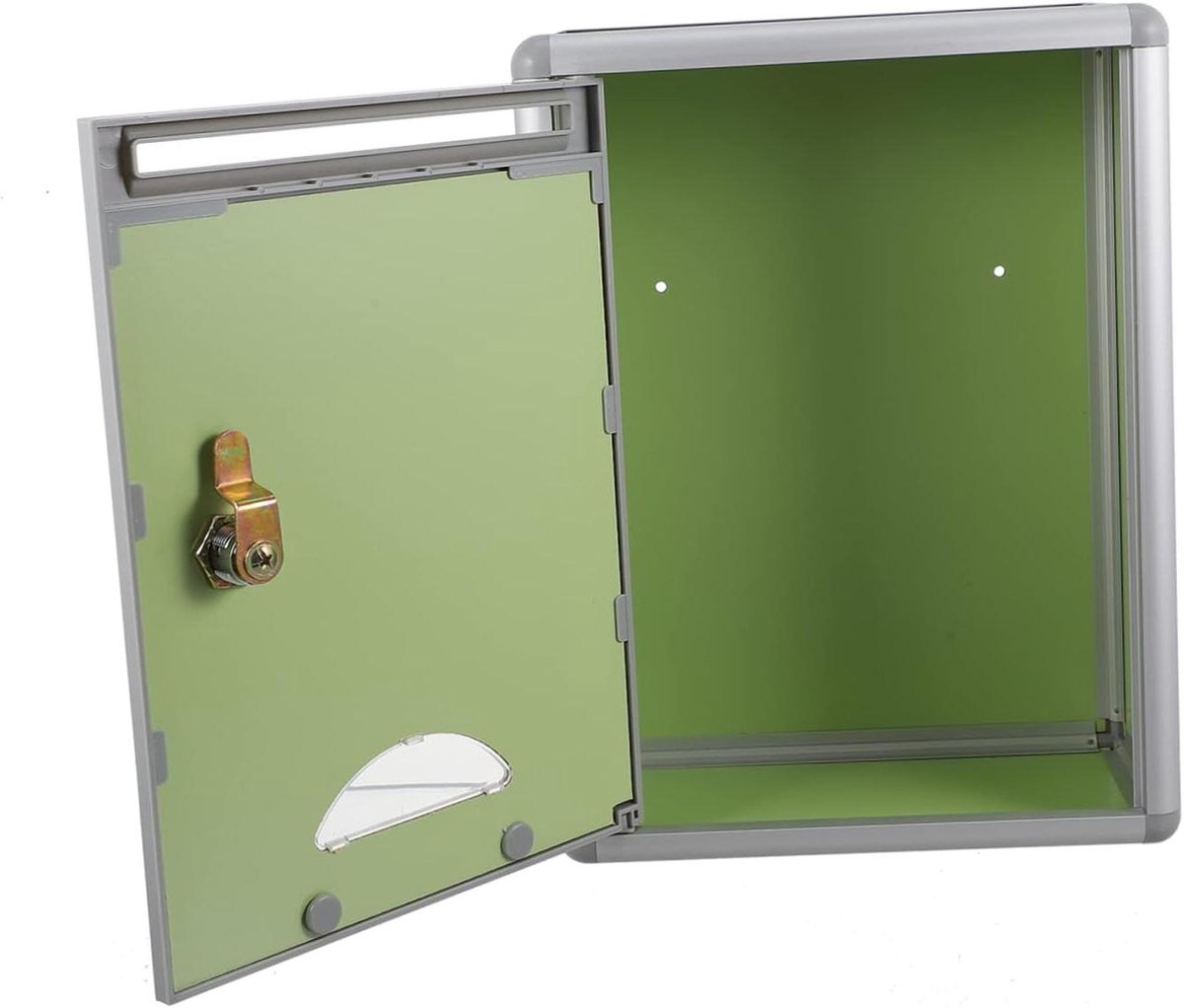 Wandmontage Brievenbus - Brievenbus met slot - Post veilig bewaren - Grote opslagcapaciteit - 550 Gram - Zwart